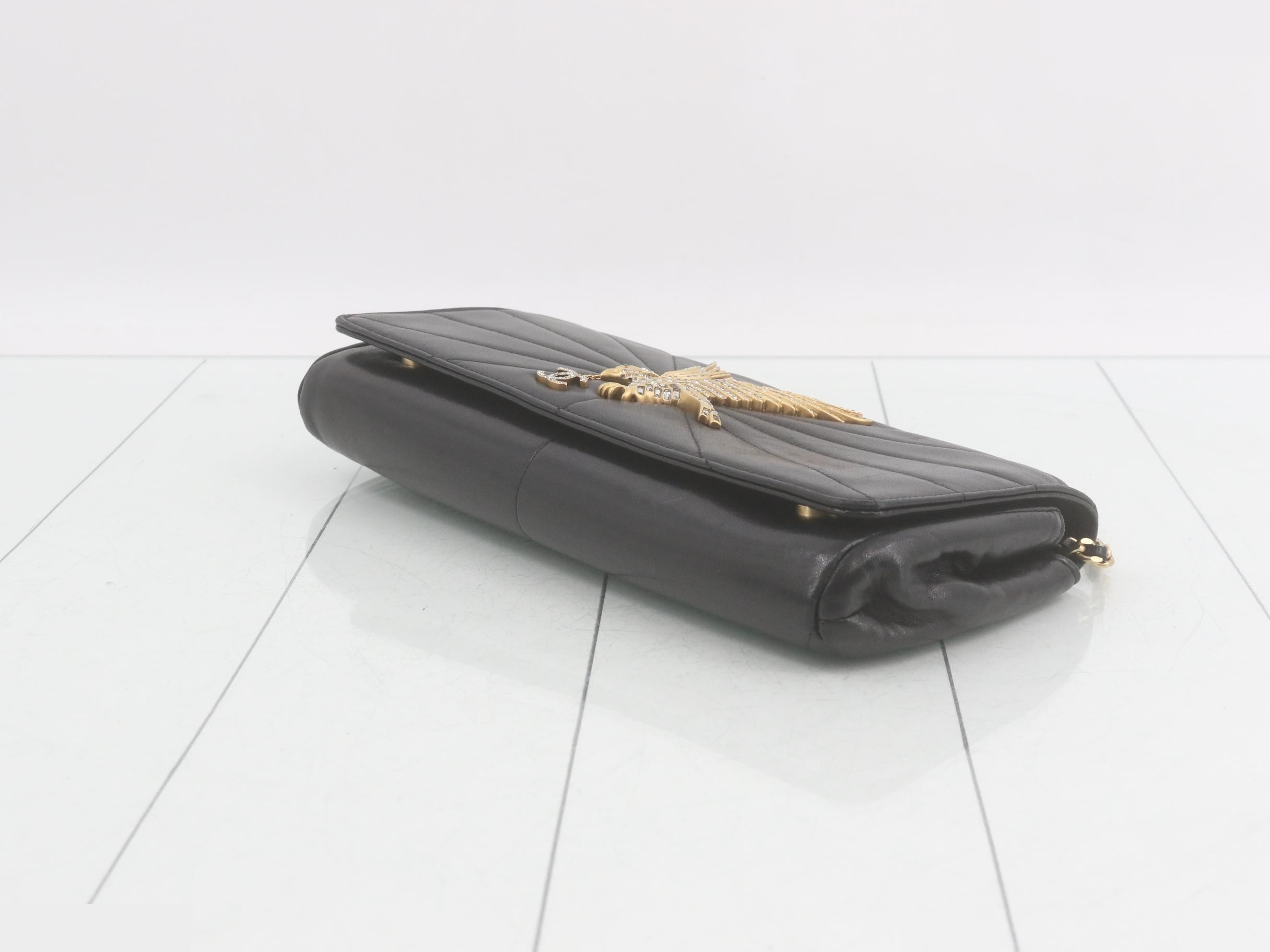Lambskin Chain Shoulder Bag — view 6