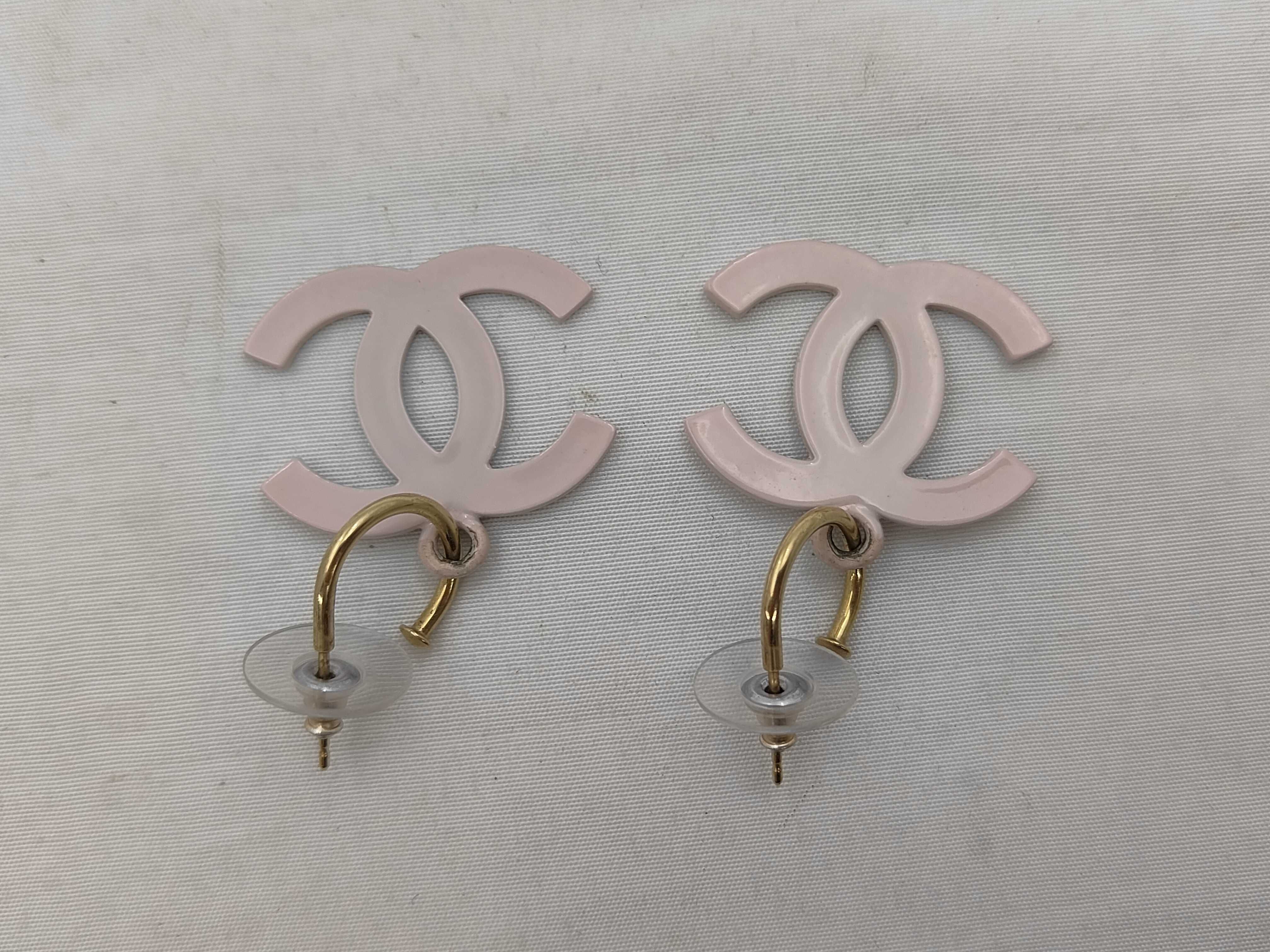 hoop earrings, large Coco logo, gold, 03S earrings