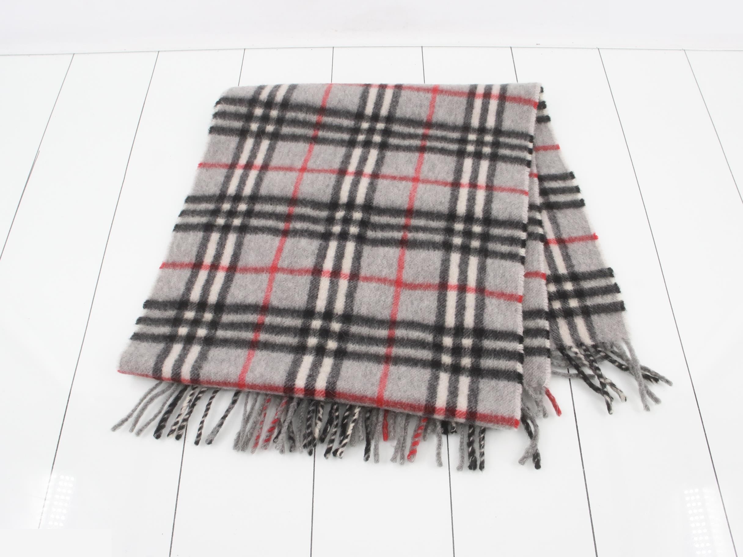 Nova Check 100% Cashmere Scarf — view 3