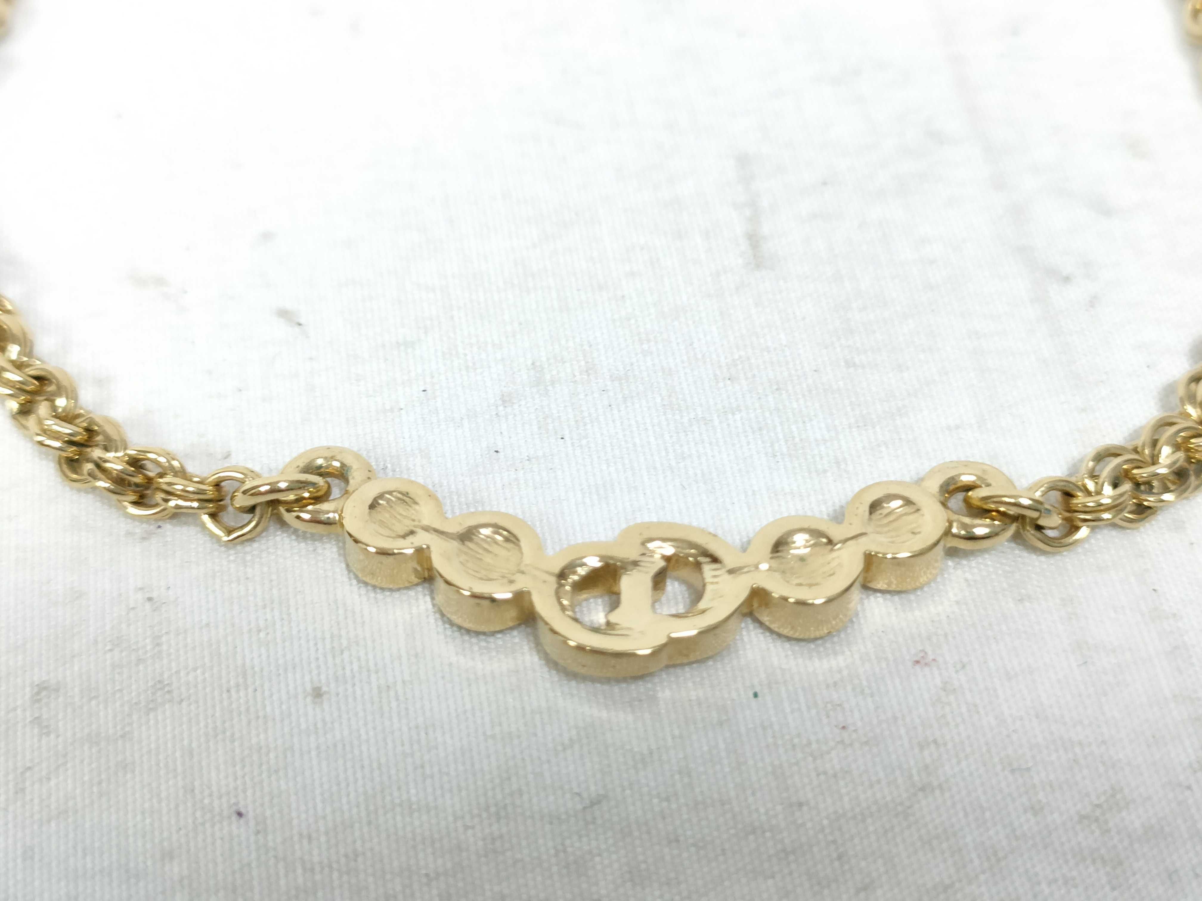 CD 4P Rhinestone Necklace — view 3