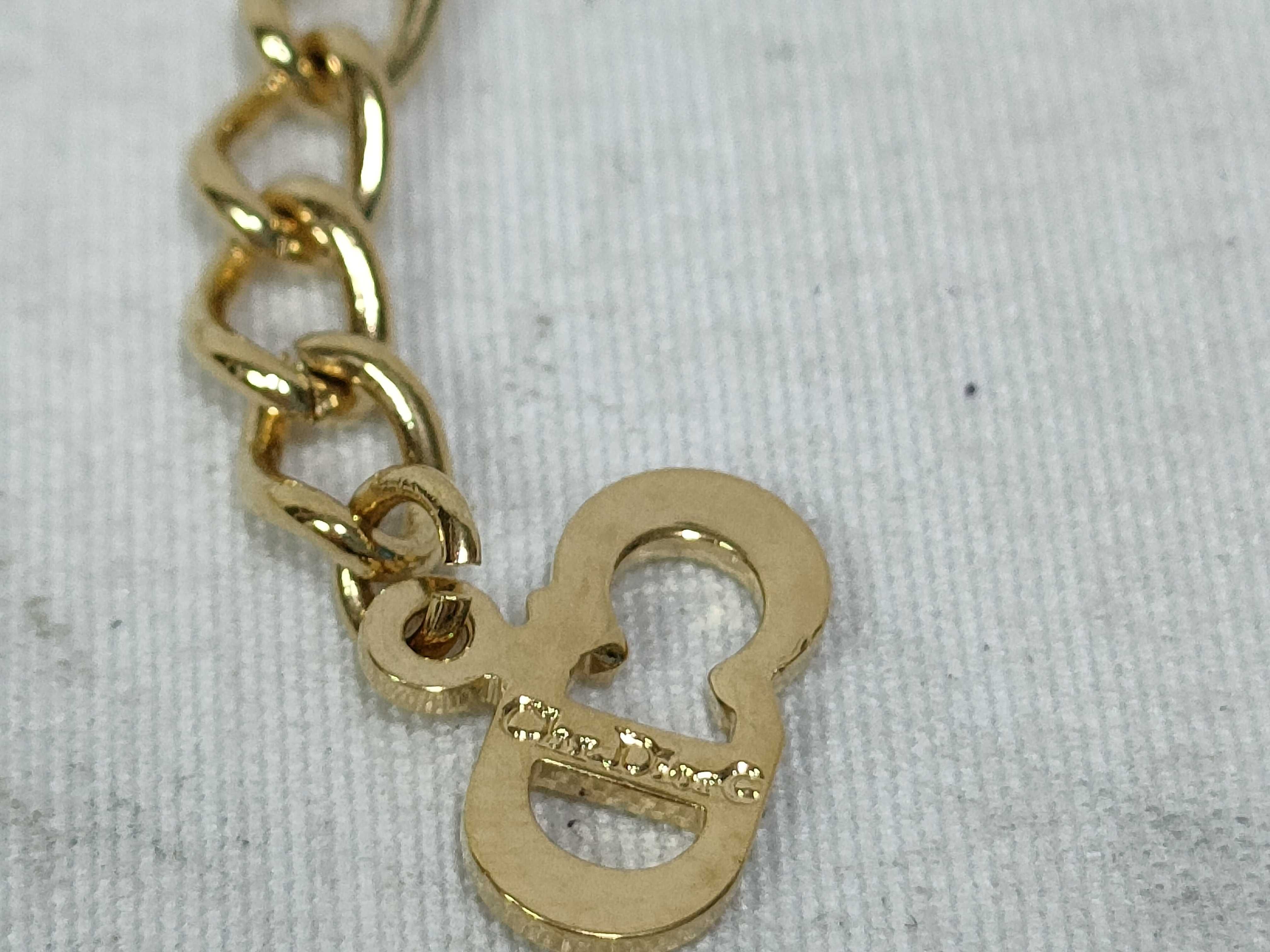 CD 4P Rhinestone Necklace — view 6