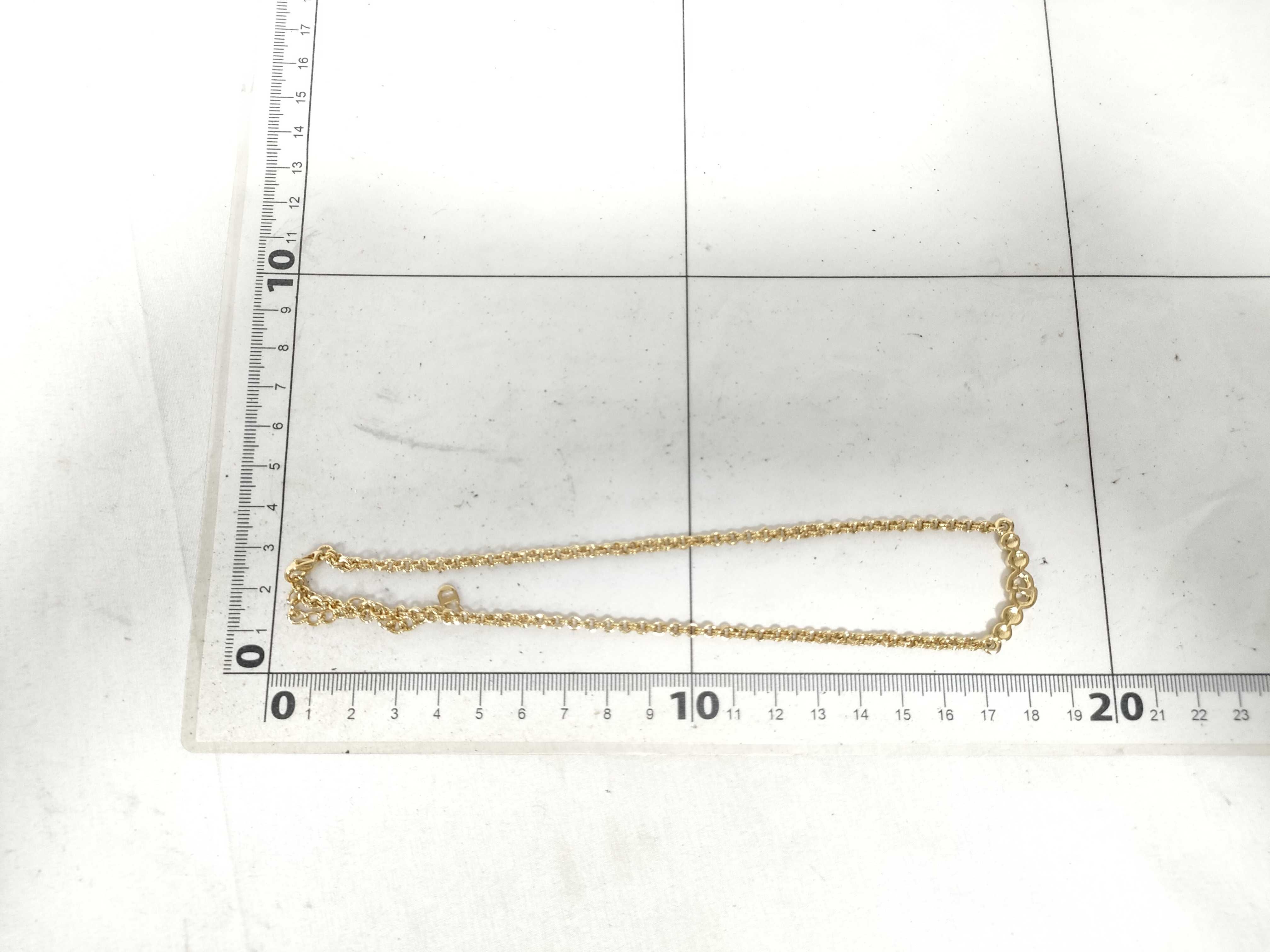 CD 4P Rhinestone Necklace — view 7