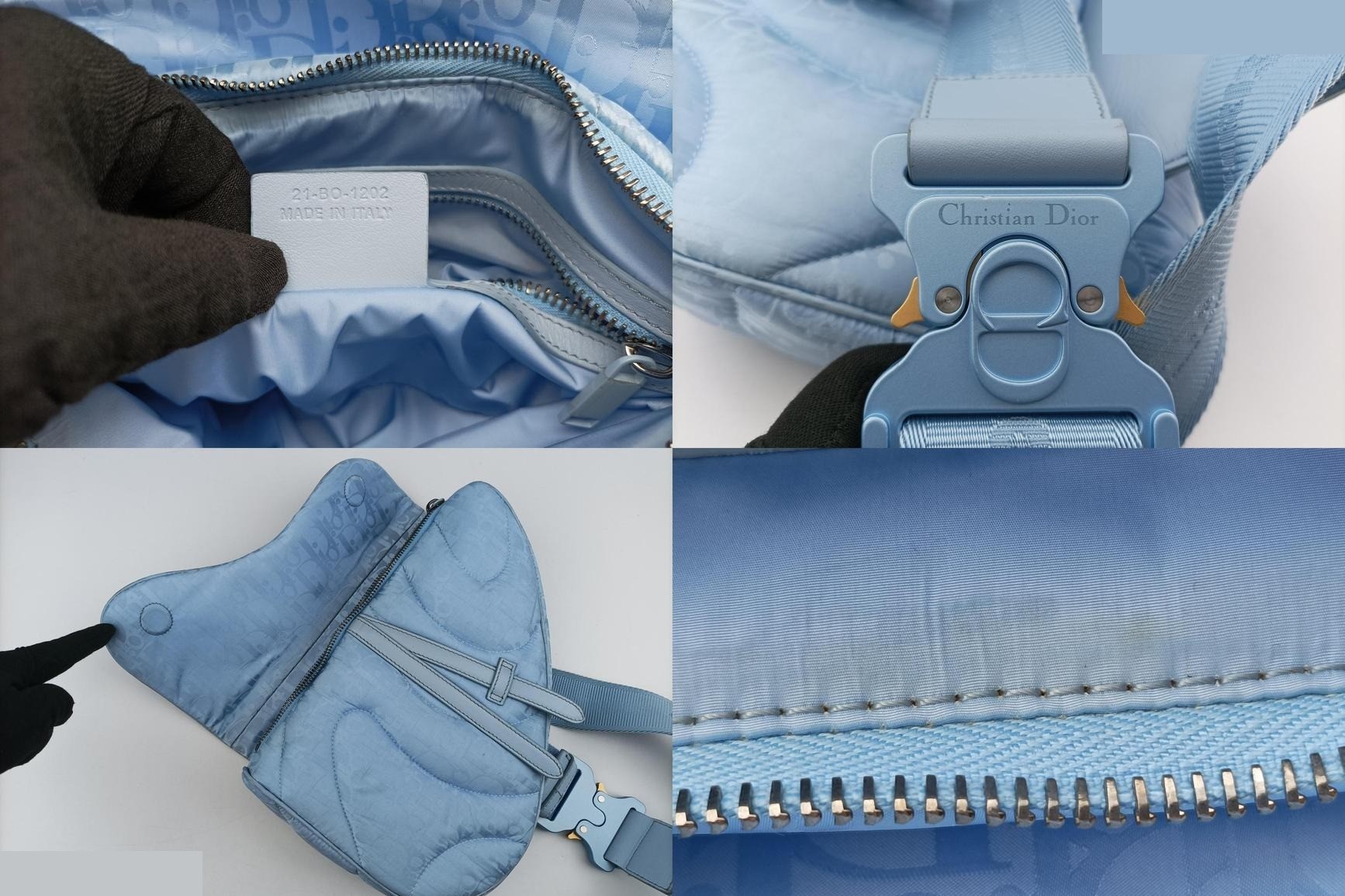 x ERL Collaboration Saddle Fabric Blue — view 8