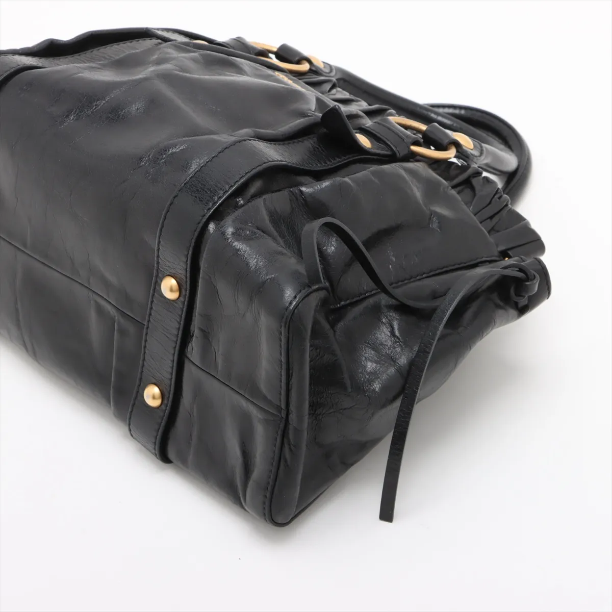 Vitterolx Leather Handbag Black — view 3