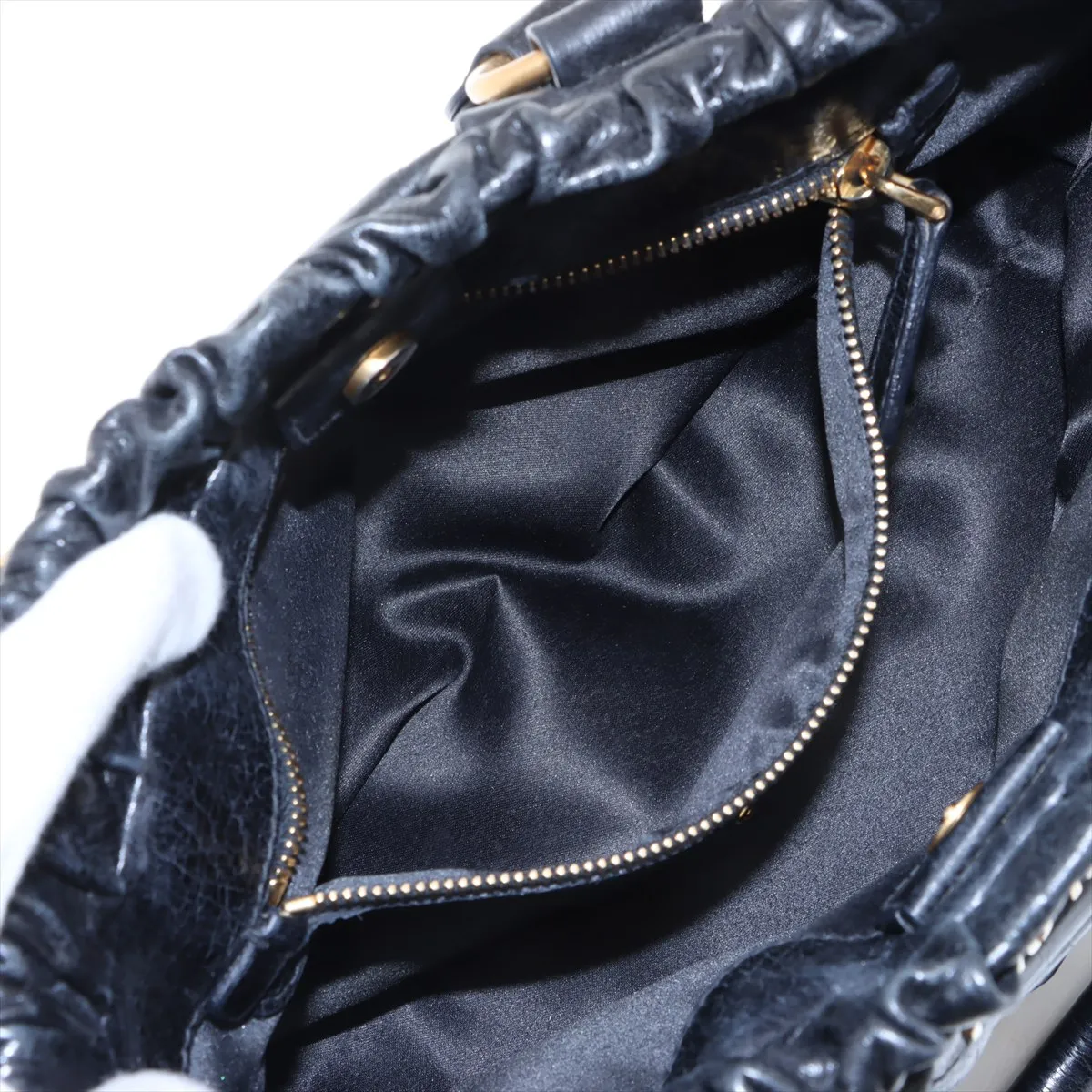 Vitterolx Leather Handbag Black — view 8