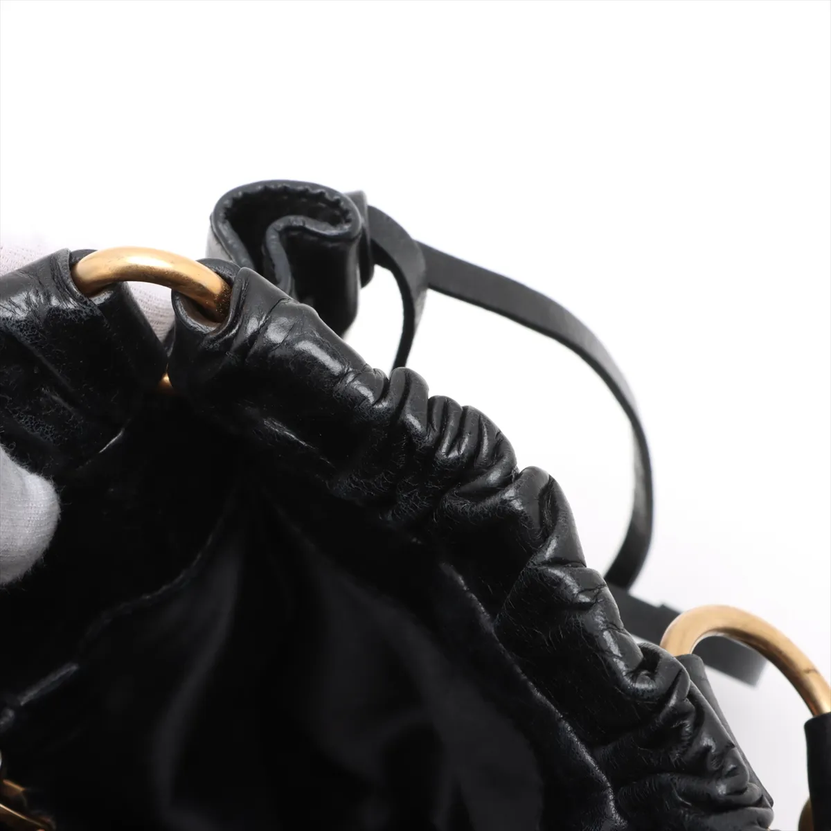 Vitterolx Leather Handbag Black — view 10