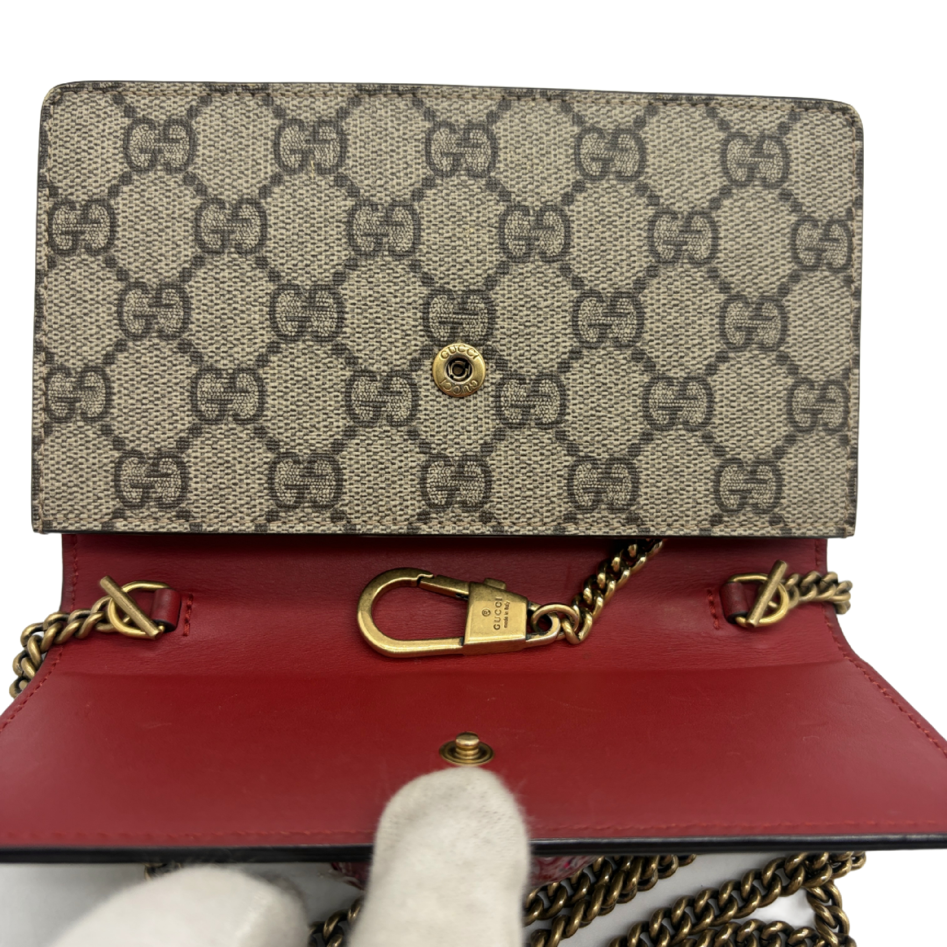 GG Supreme Cherry Chain Shoulder Bag — view 11