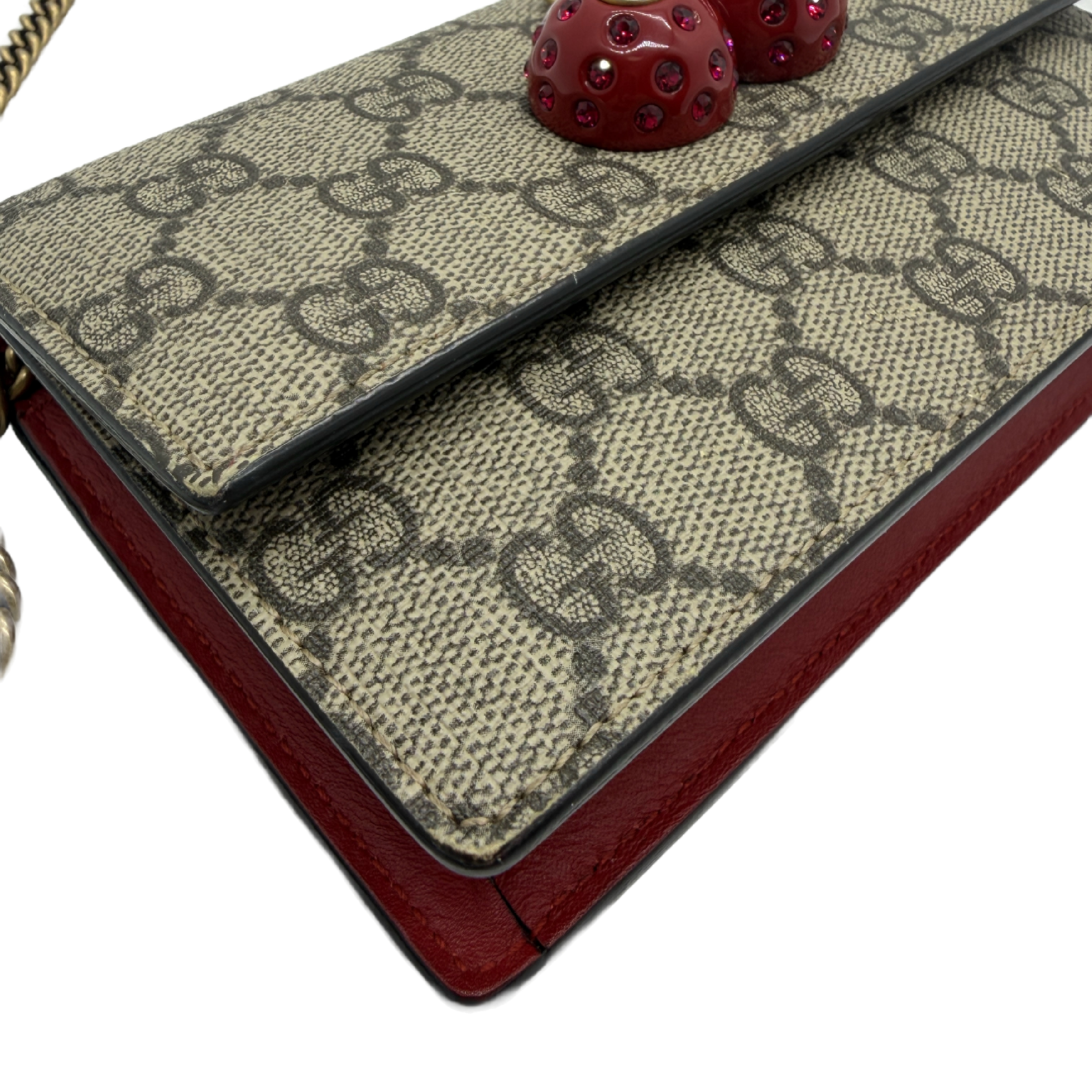 GG Supreme Cherry Chain Shoulder Bag — view 5