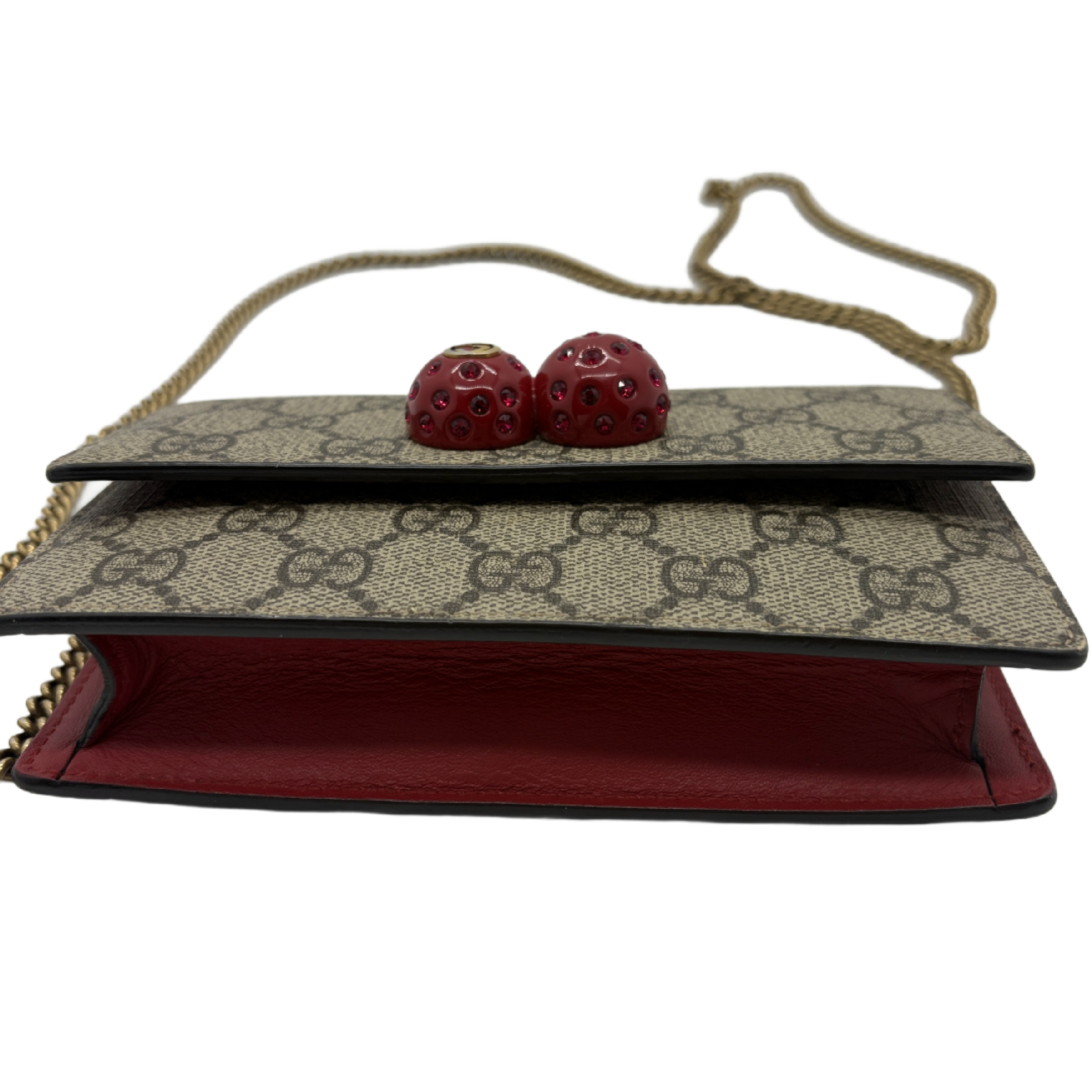 GG Supreme Cherry Chain Shoulder Bag — view 6