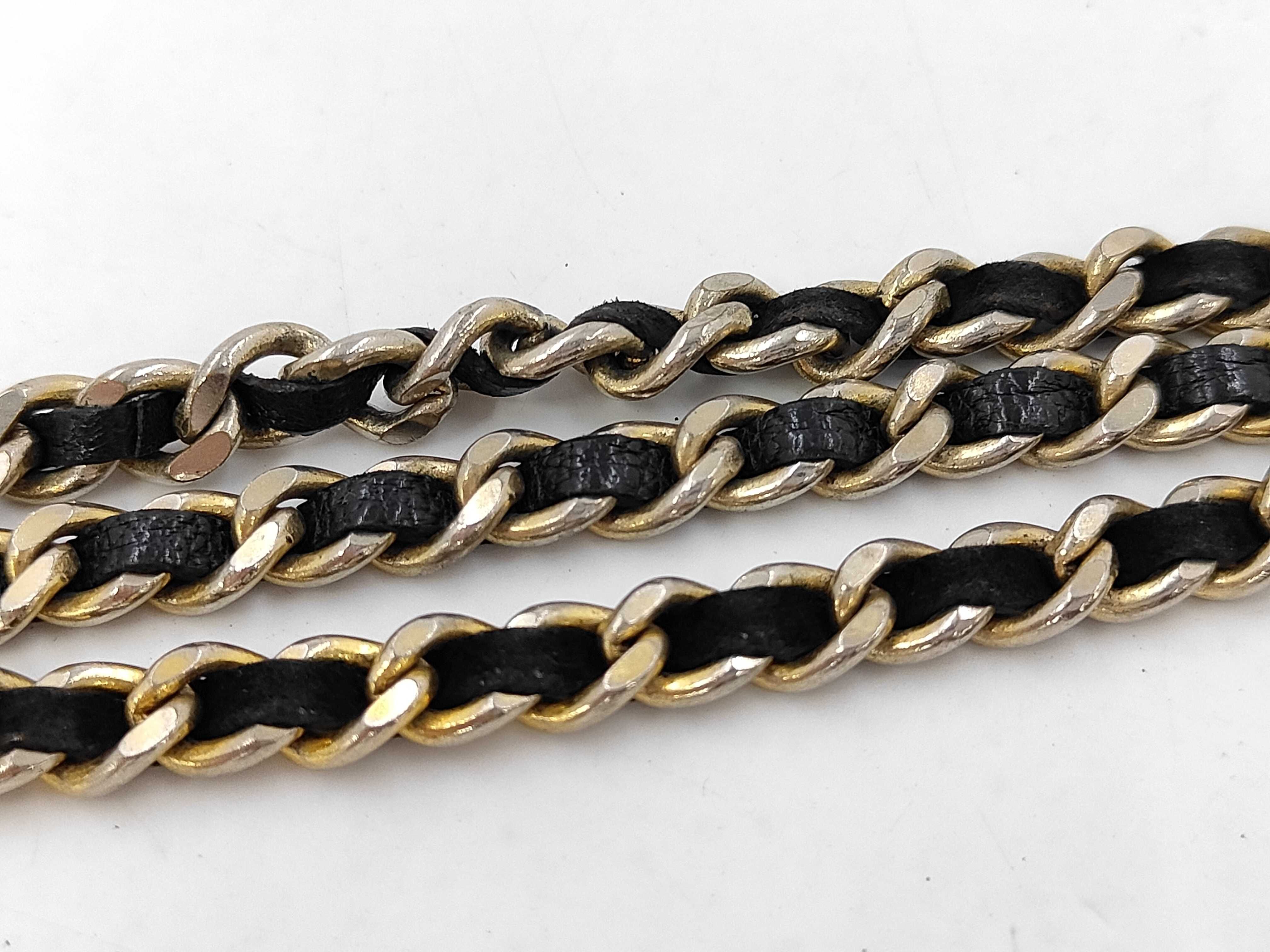 Chain Belt with Lion Motif, Vintage Strap — view 5