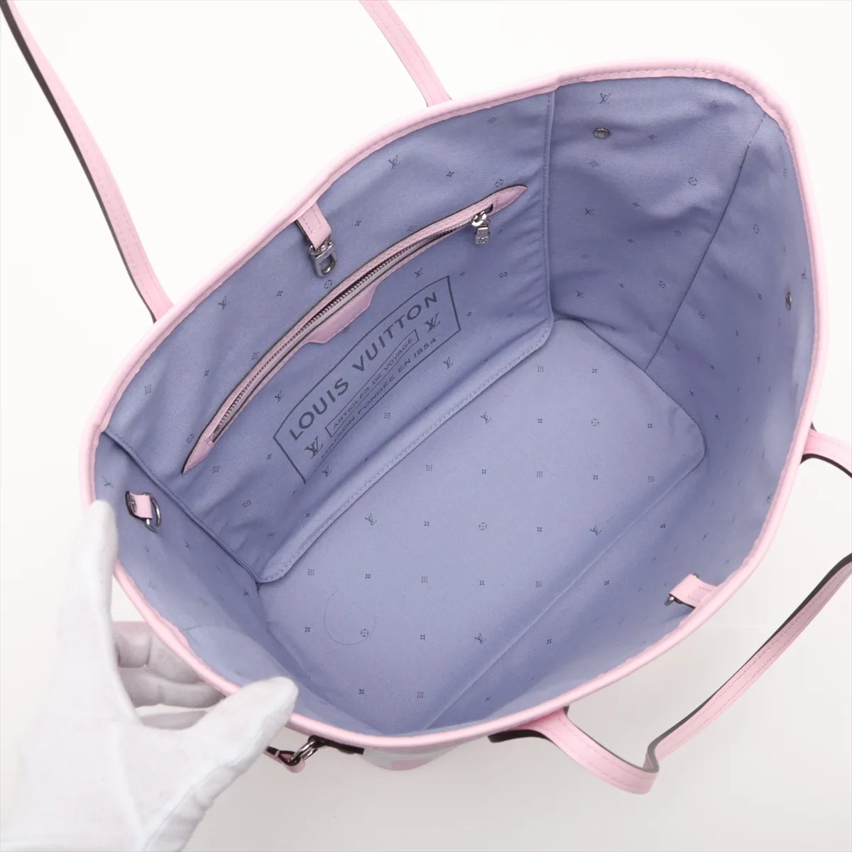 LV Escale Neverfull MM M45270 CA2220 Pink — view 7