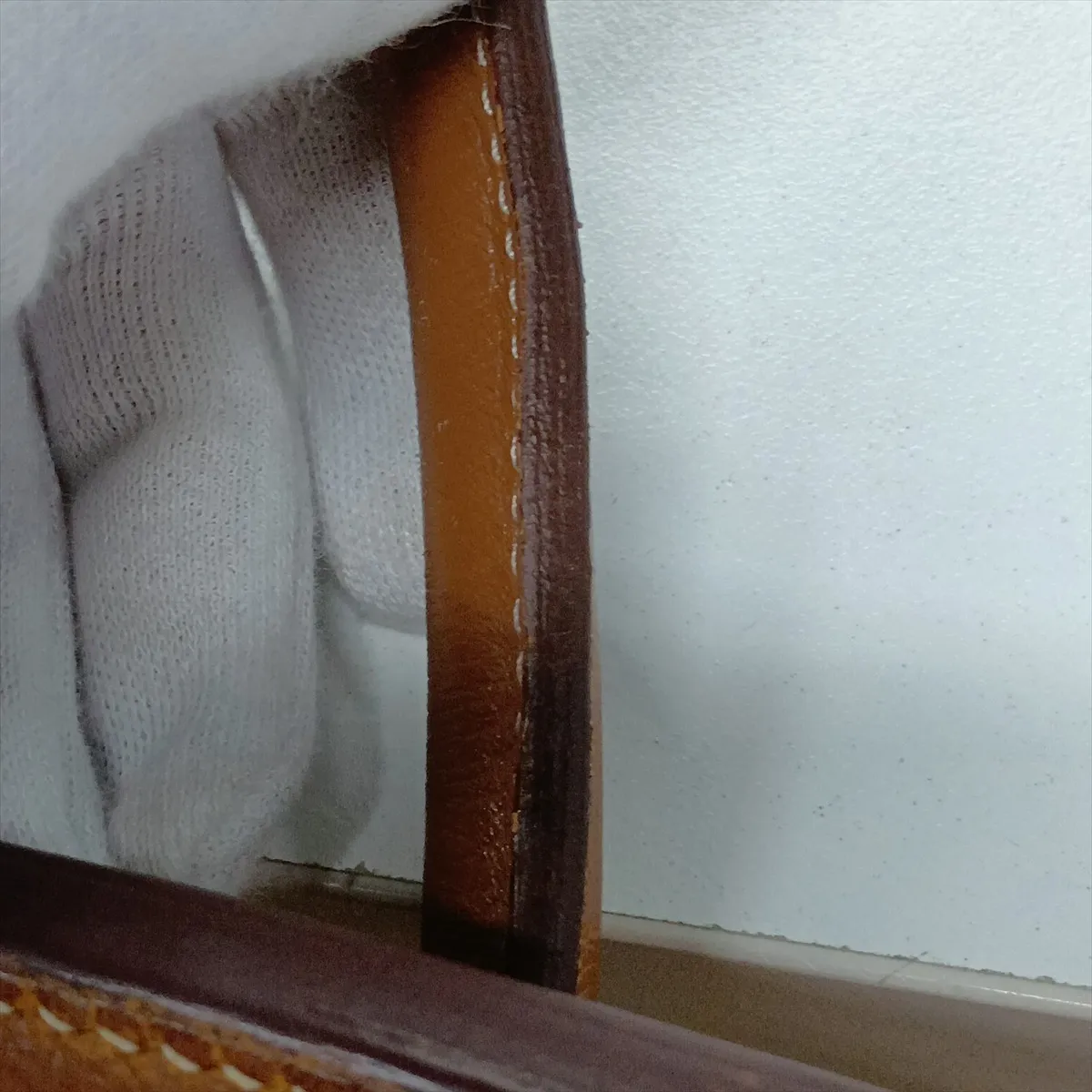 [Individually packaged] Hermes Birkin 35 Letournée Toile H x Courchevel Beige x Gold hardware B: 1998 — view 14