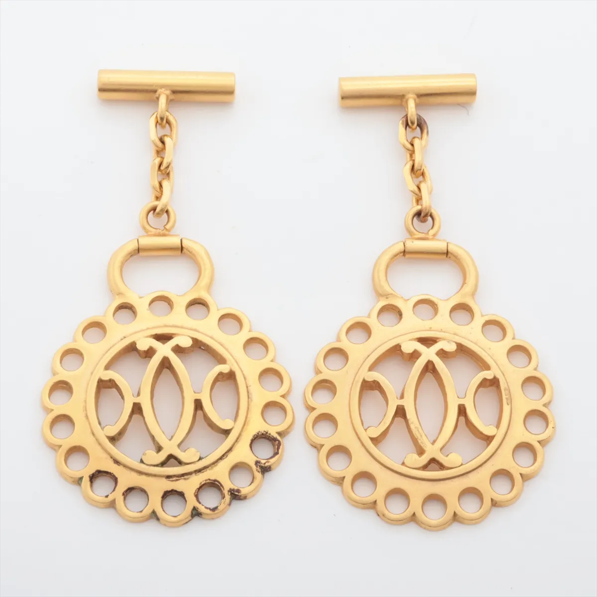 cufflinks, GP gold, with
