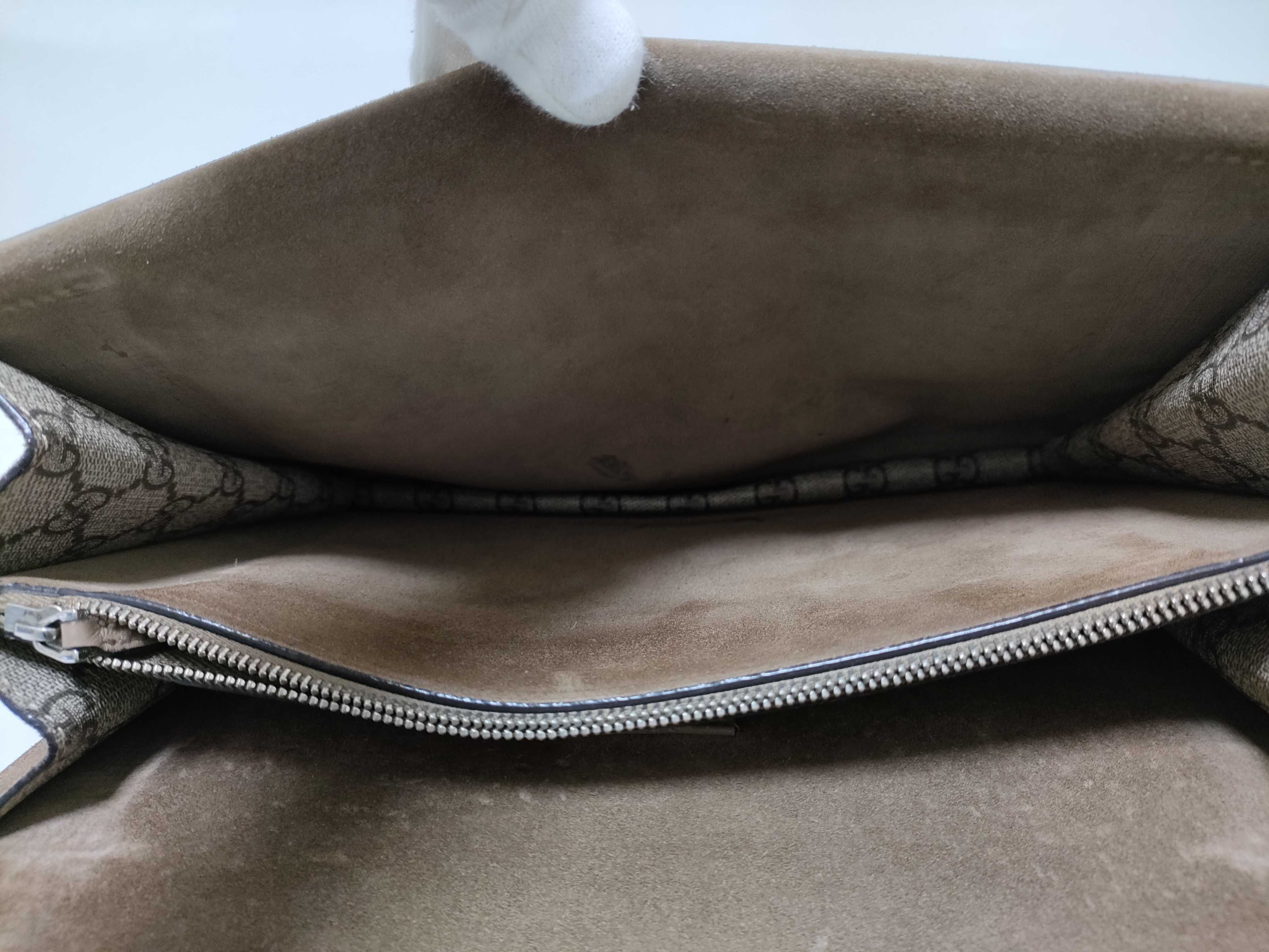 GG Supreme DU- GG Supreme Dionysus PVC x Suede Chain Shoulder Bag Brown 403348 Shoulder Bag — view 11