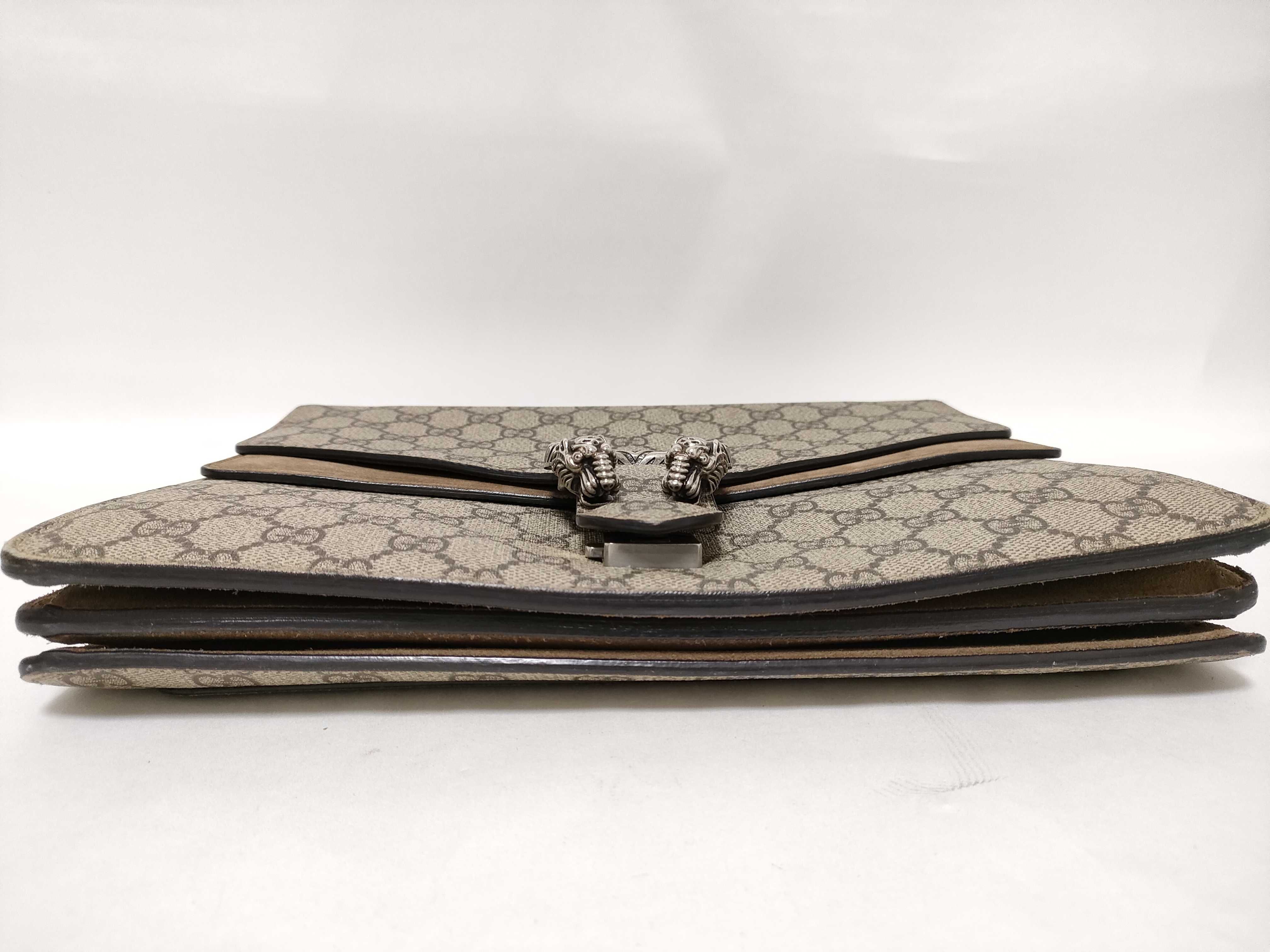 GG Supreme DU- GG Supreme Dionysus PVC x Suede Chain Shoulder Bag Brown 403348 Shoulder Bag — view 7