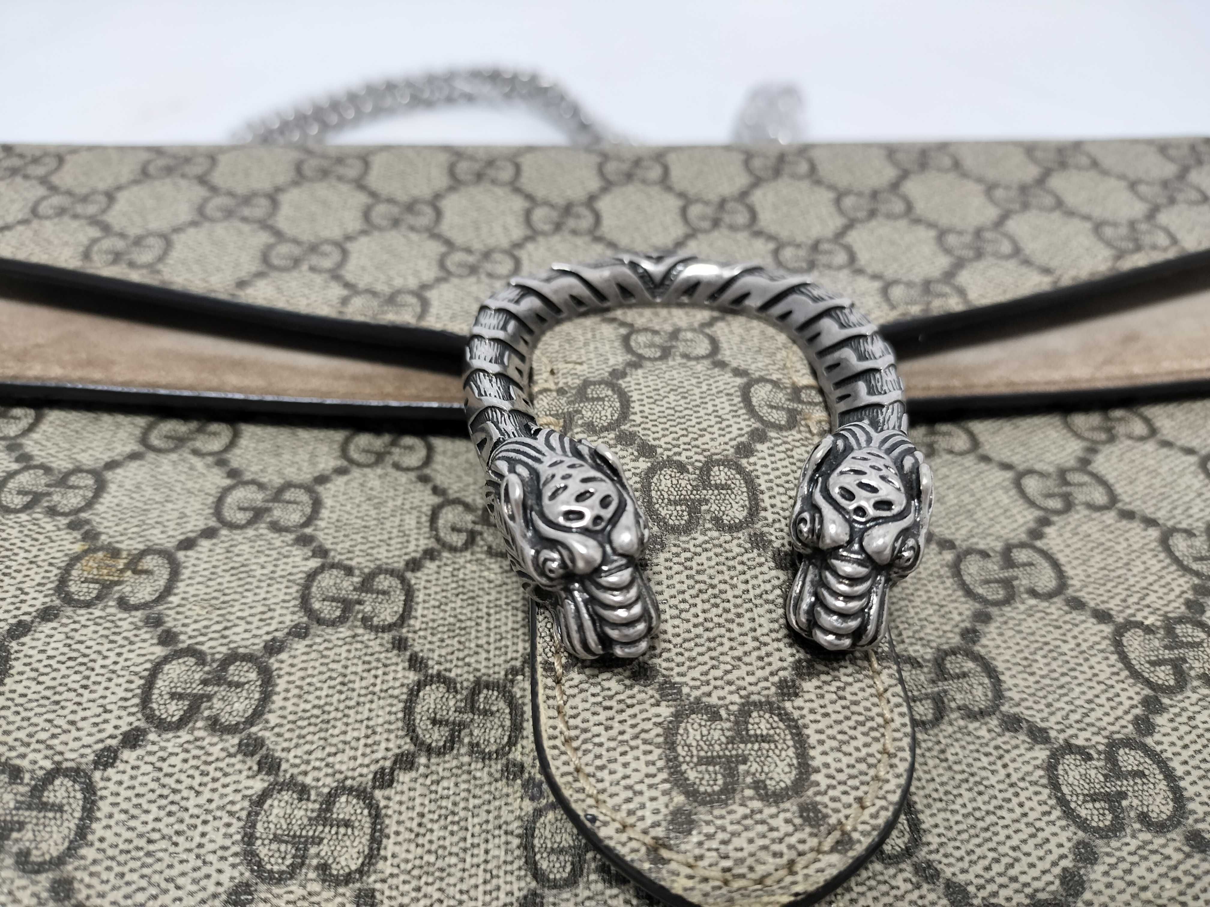 GG Supreme Gucci Dionysus Shoulder Bag — view 6