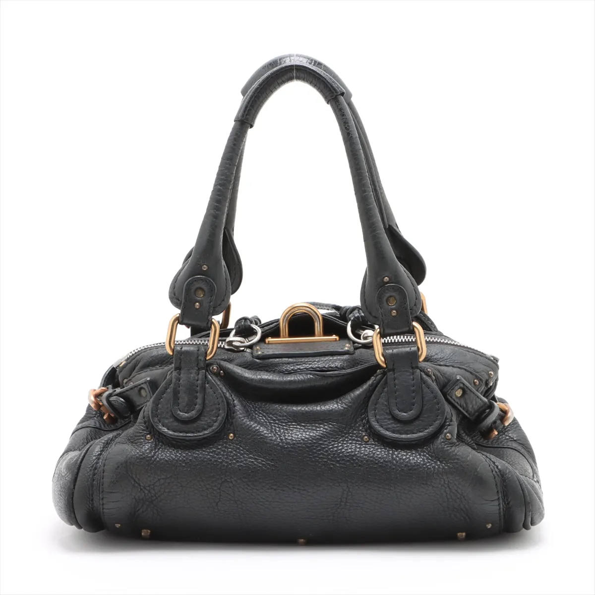 paddington leather handbag black — view 2