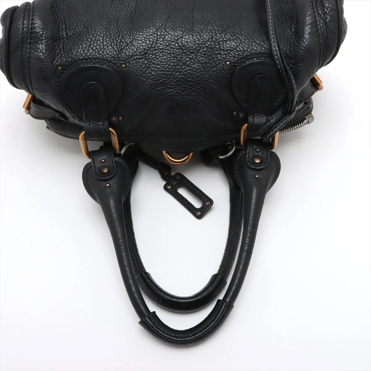 paddington leather handbag black — view 5