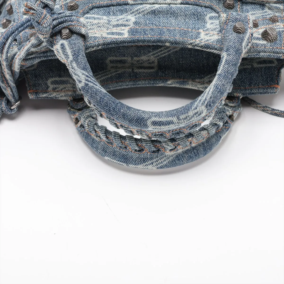 Neo Cagol XS Denim 2-Way Handbag, Blue, 700940 — view 5