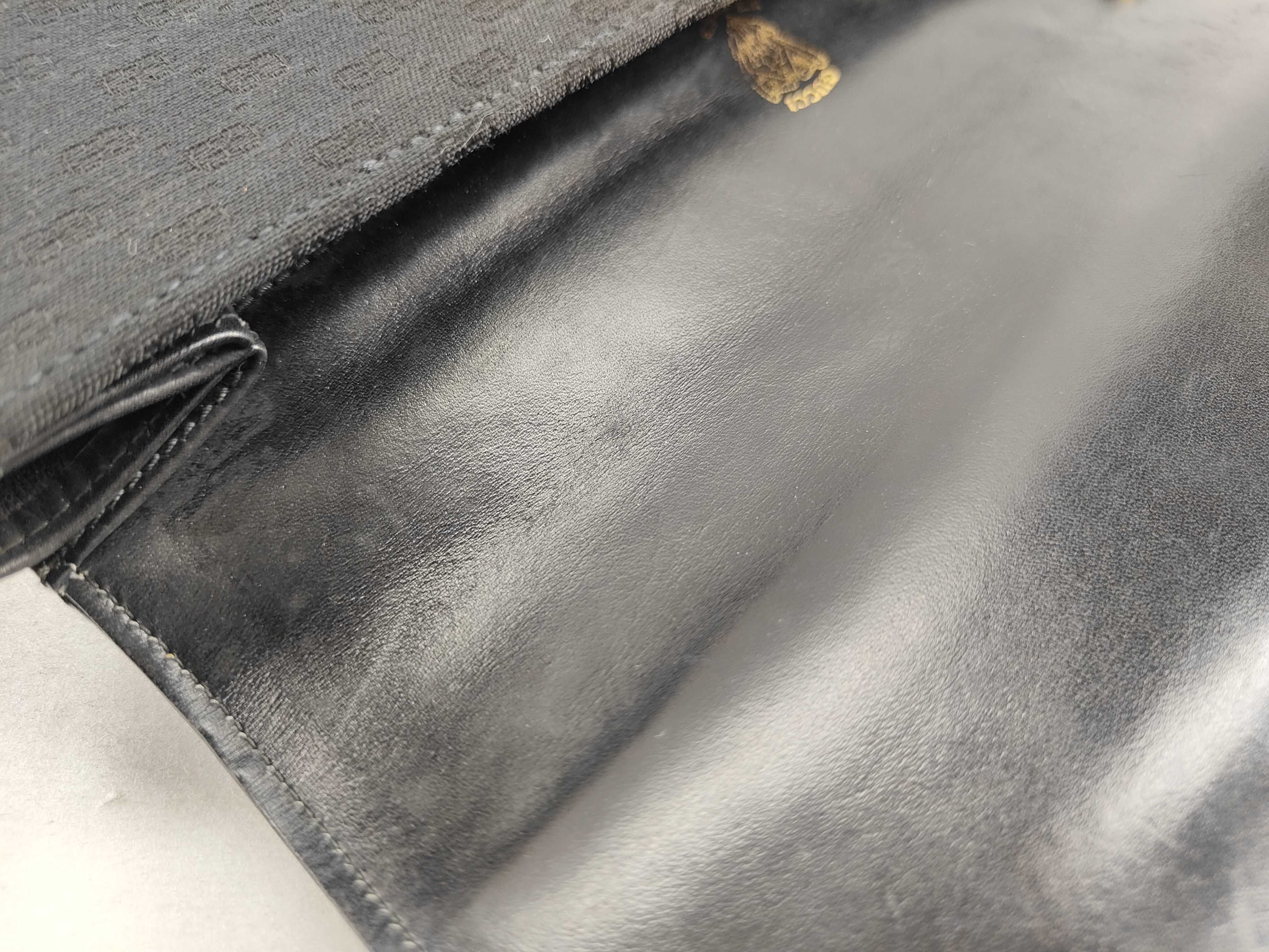 Shoulder Bag, Micro GG Canvas Leather, Black Shoulder Bag — view 15
