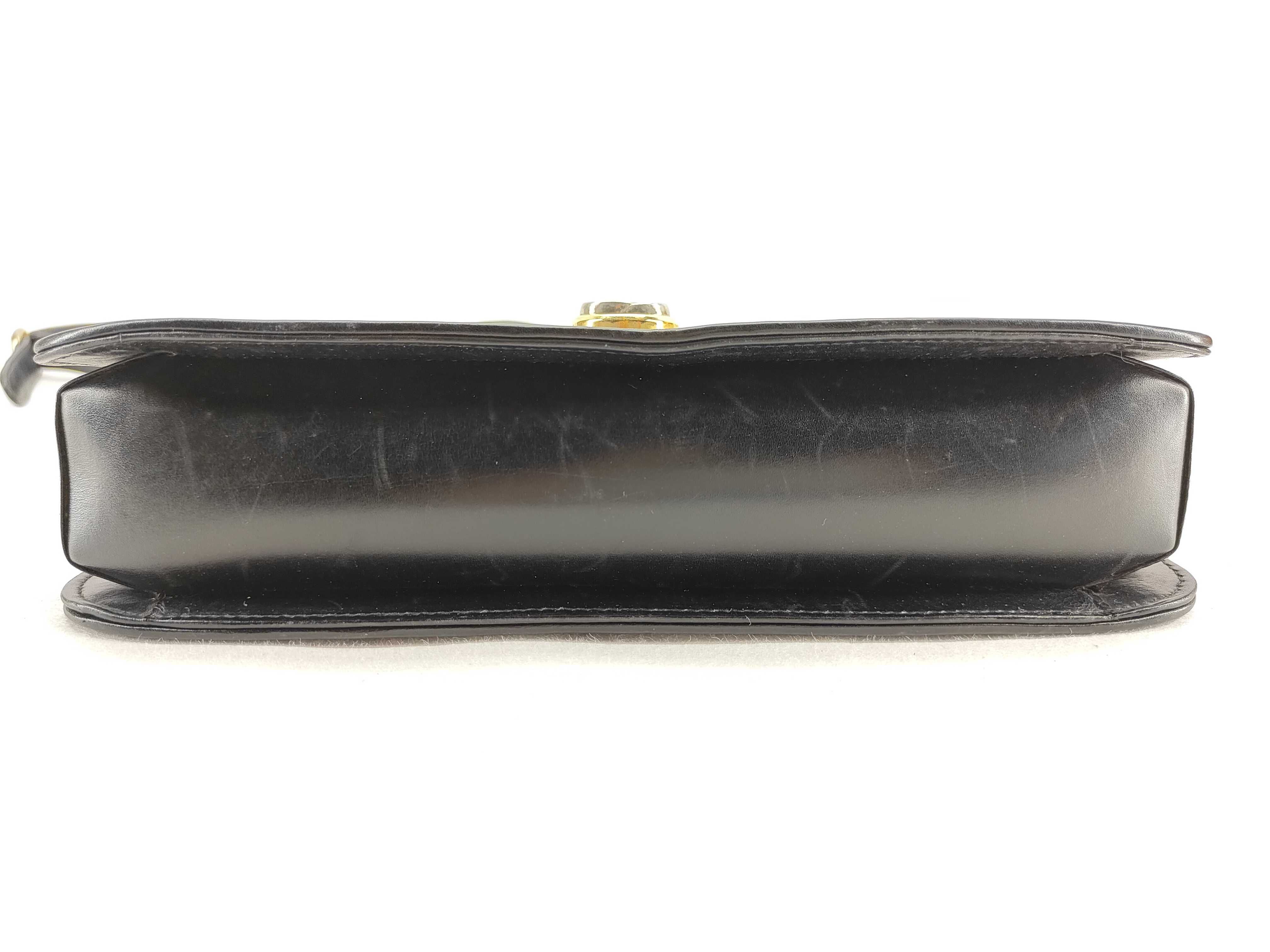 Shoulder Bag, Micro GG Canvas Leather, Black Shoulder Bag — view 8