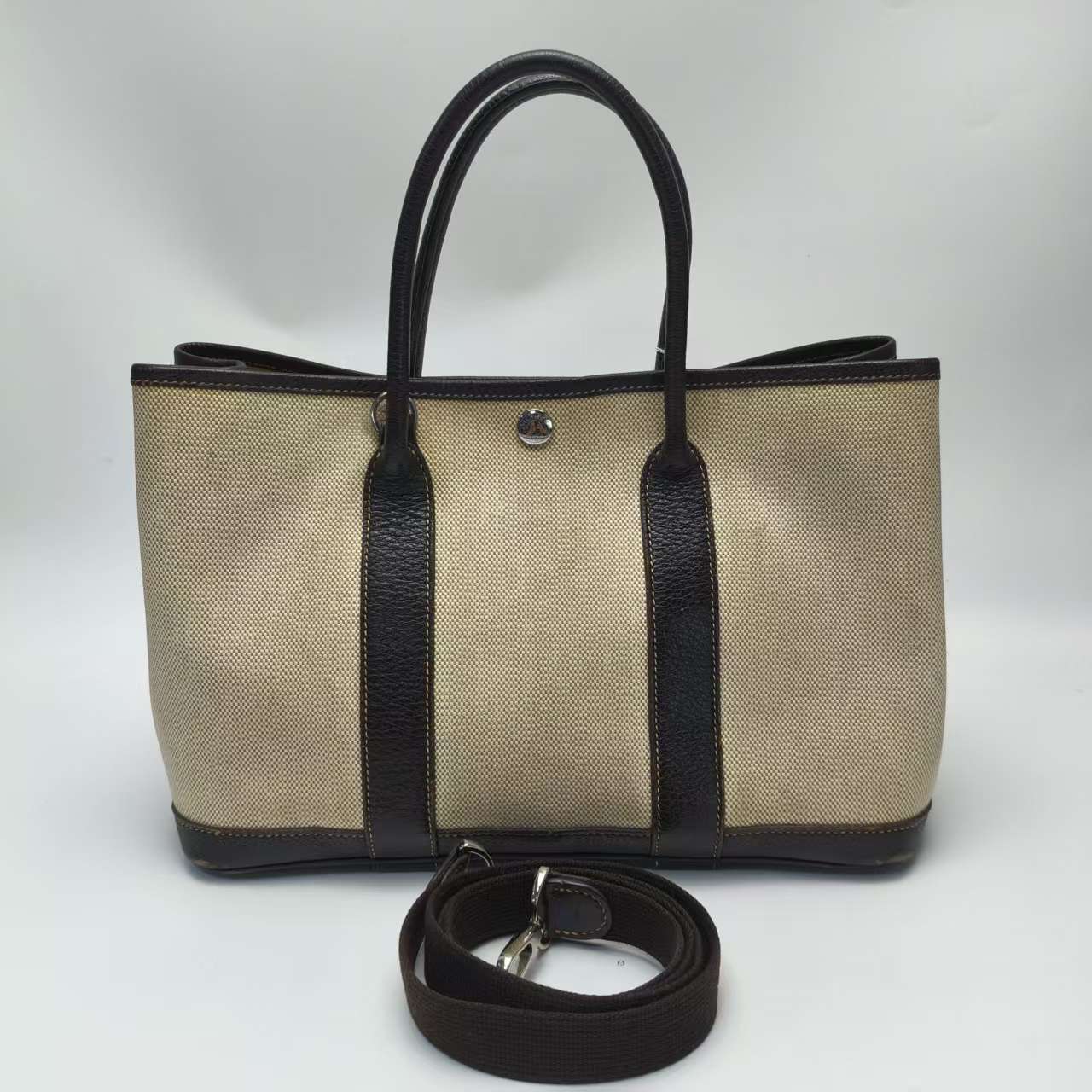 【*Shipped from: China*】HERMES Canvas Shoulder Bag with i stamp — view 2