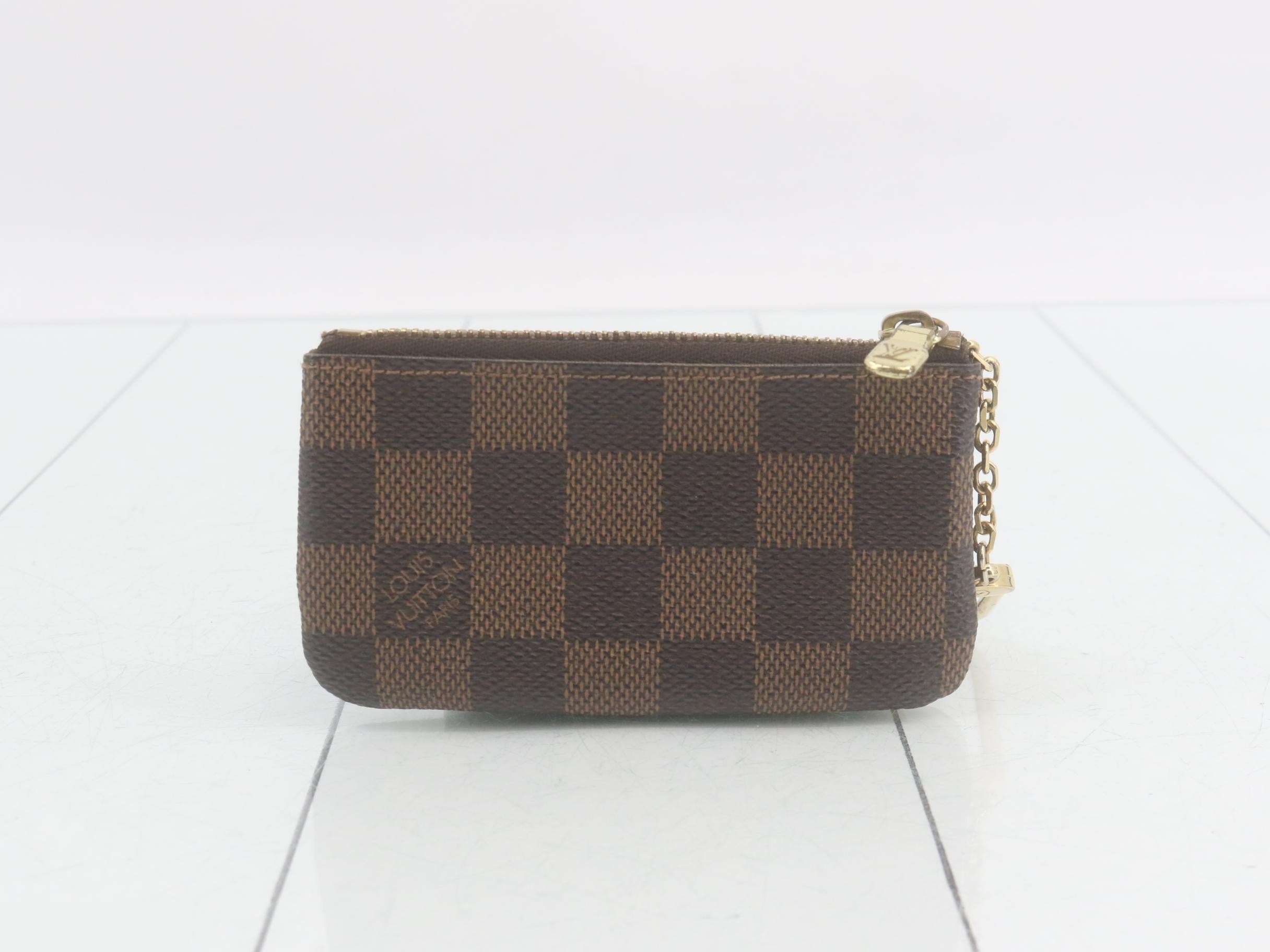 N62658 Pochette Clé Coin Case, Damier Ebene, Brown — view 2