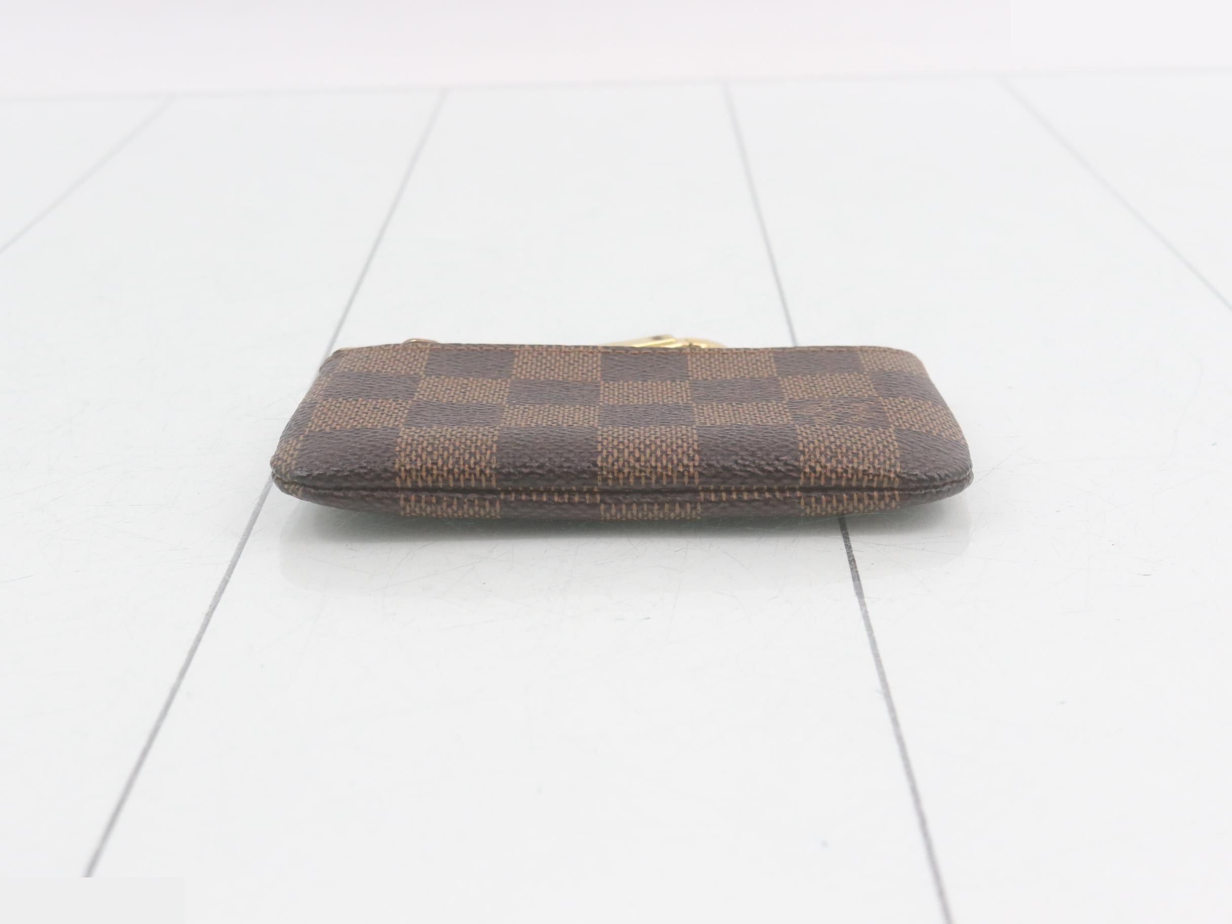 N62658 Pochette Clé Coin Case, Damier Ebene, Brown — view 3