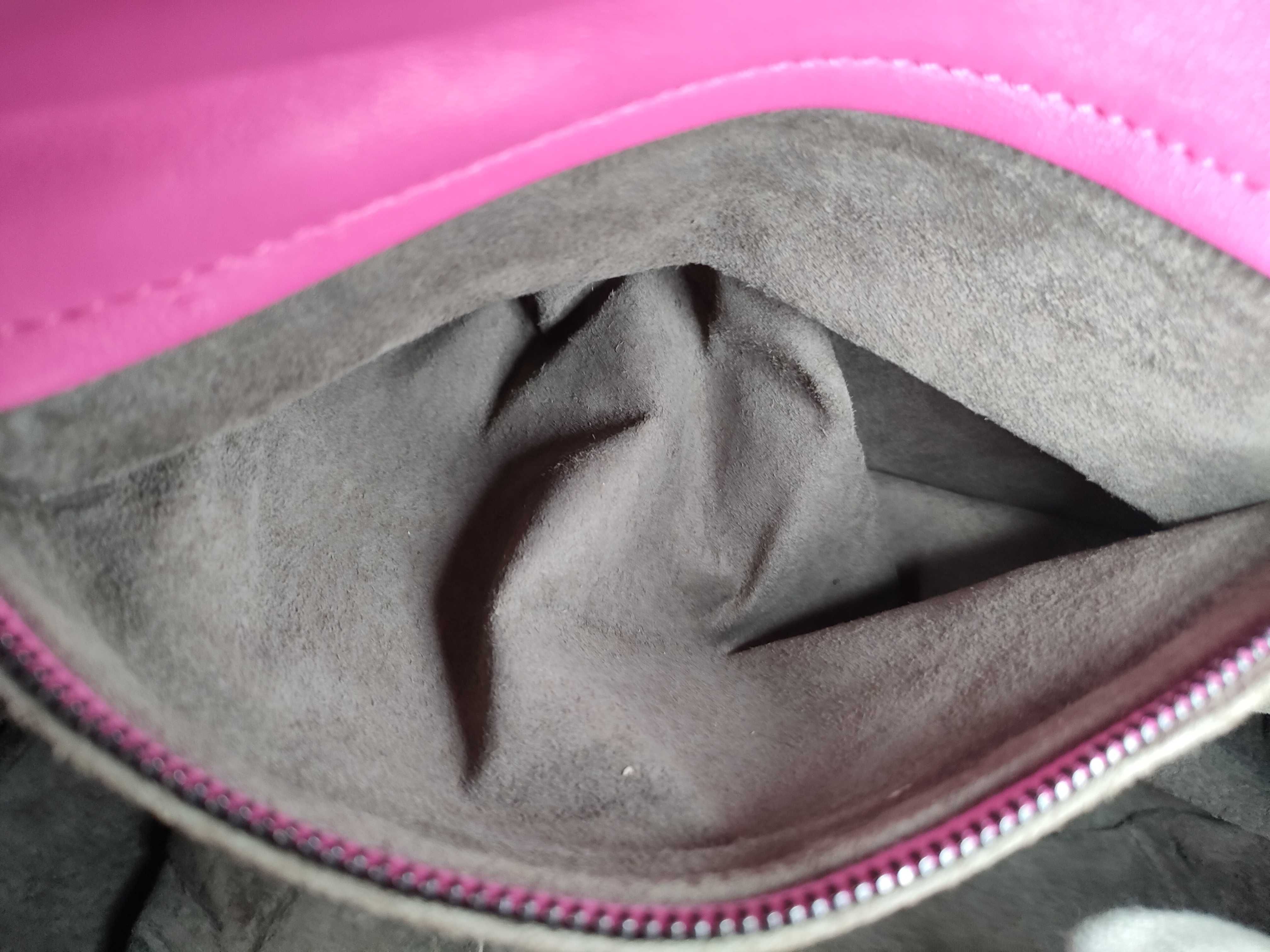 Intrecciato Leather Shoulder Bag Pink Shoulder Bag — view 11
