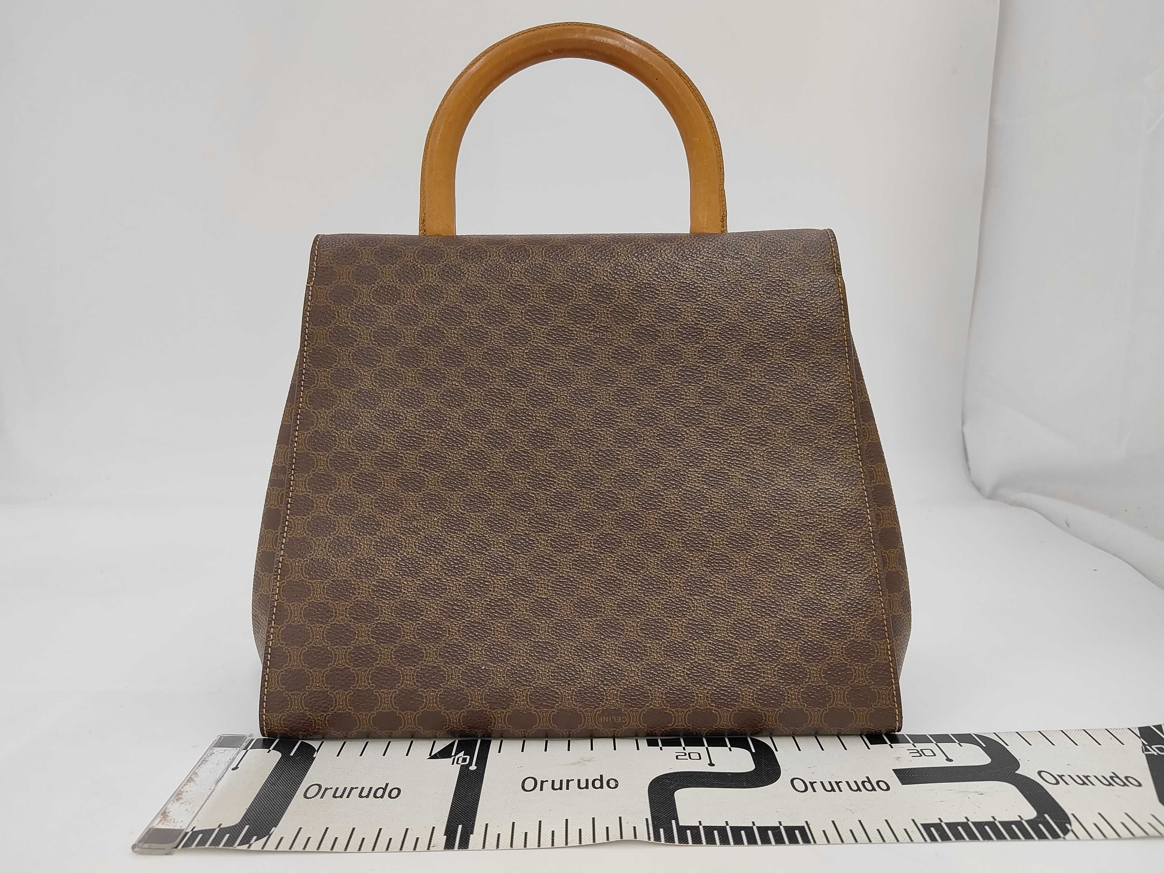 Macadam pattern leather handbag with medal hardware — view 2