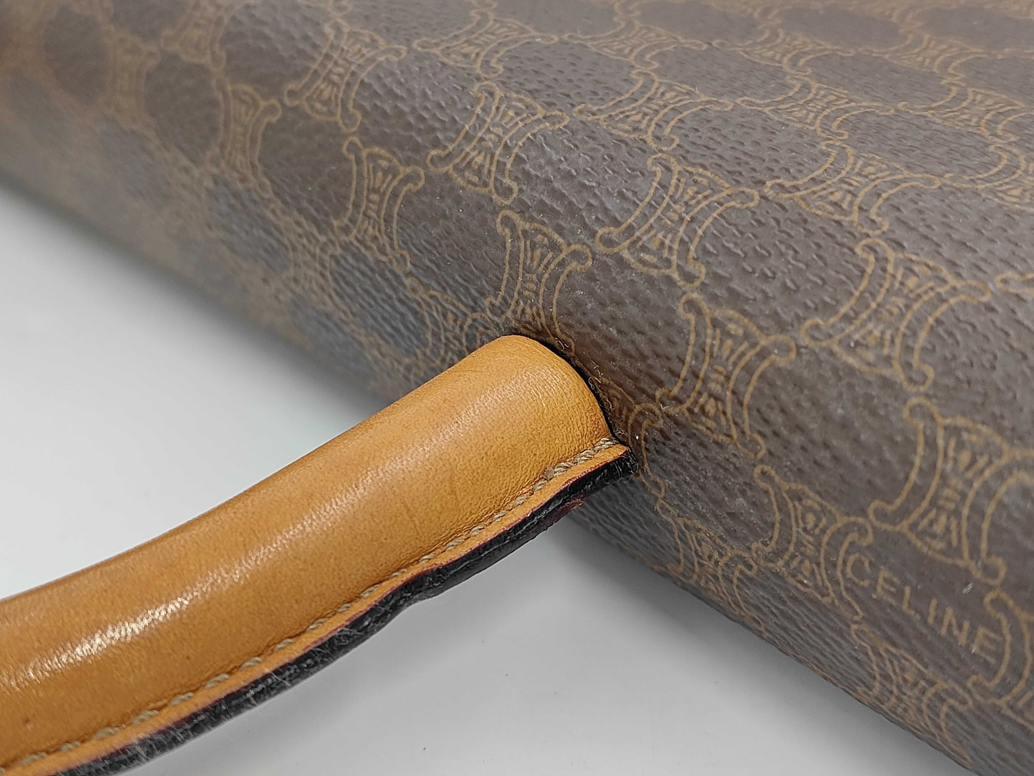 Macadam pattern leather handbag with medal hardware — view 5
