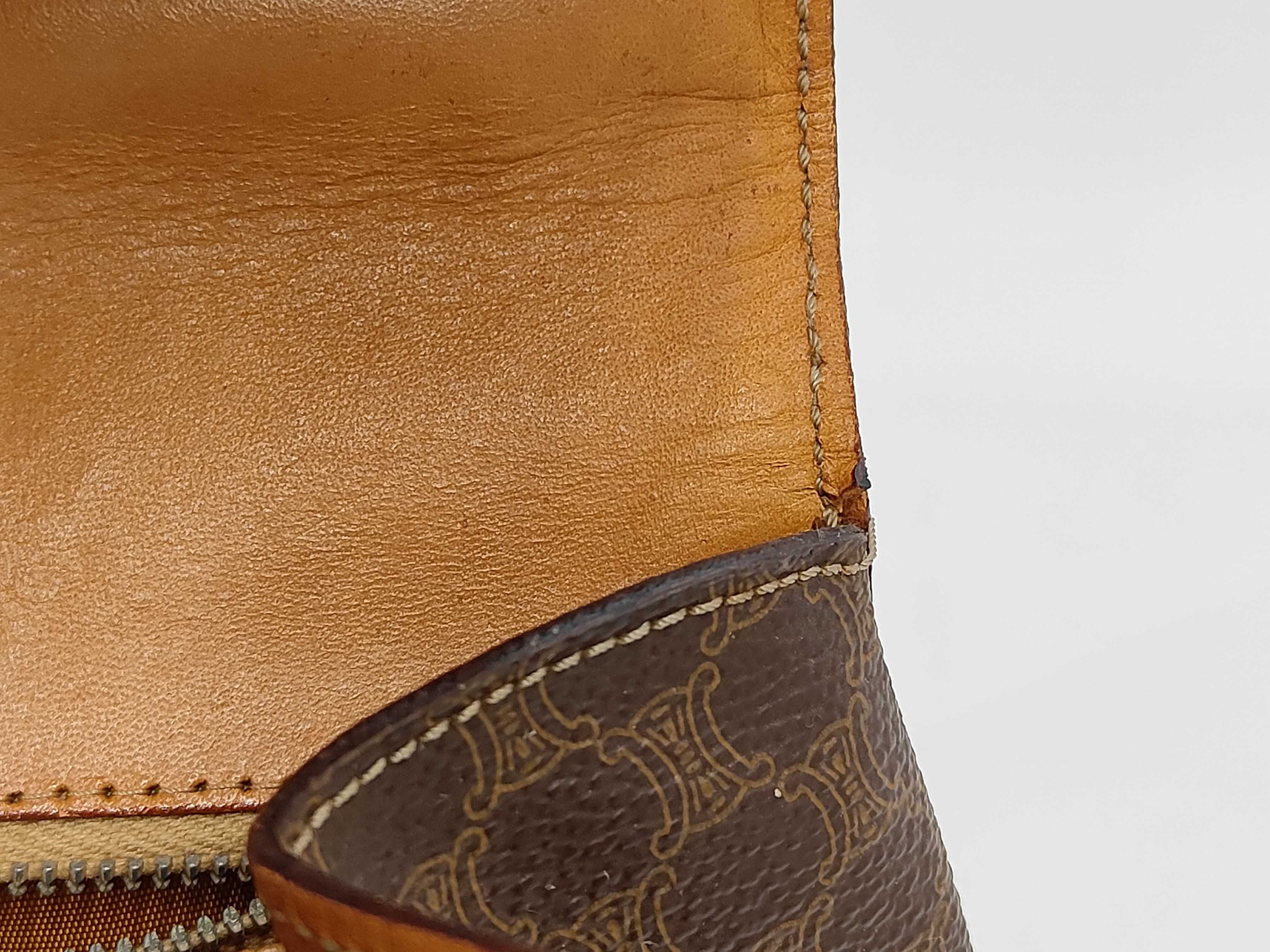 Macadam pattern leather handbag with medal hardware — view 10
