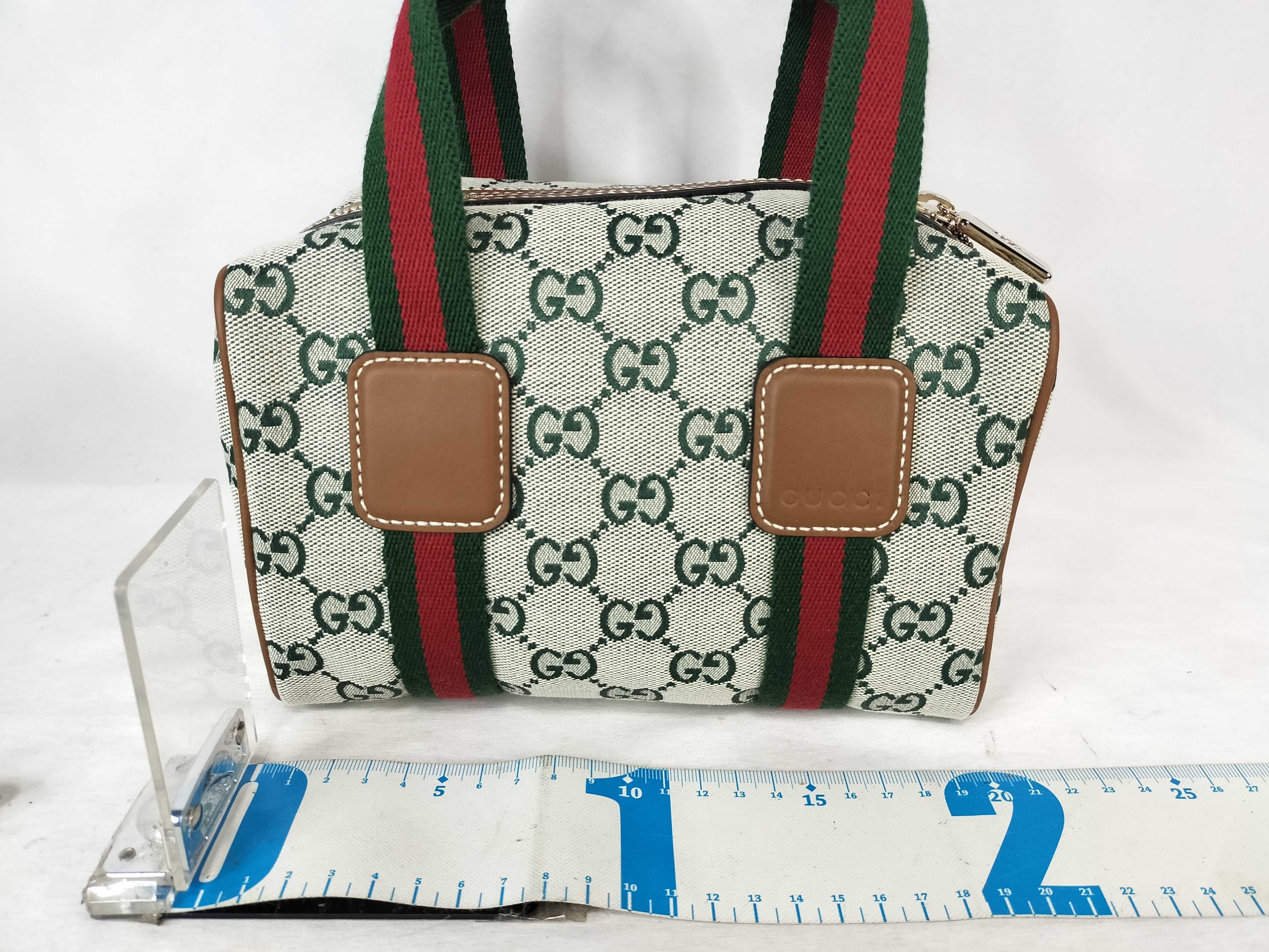 GG Unused 2-way Boston GG Canvas Handbag — view 2