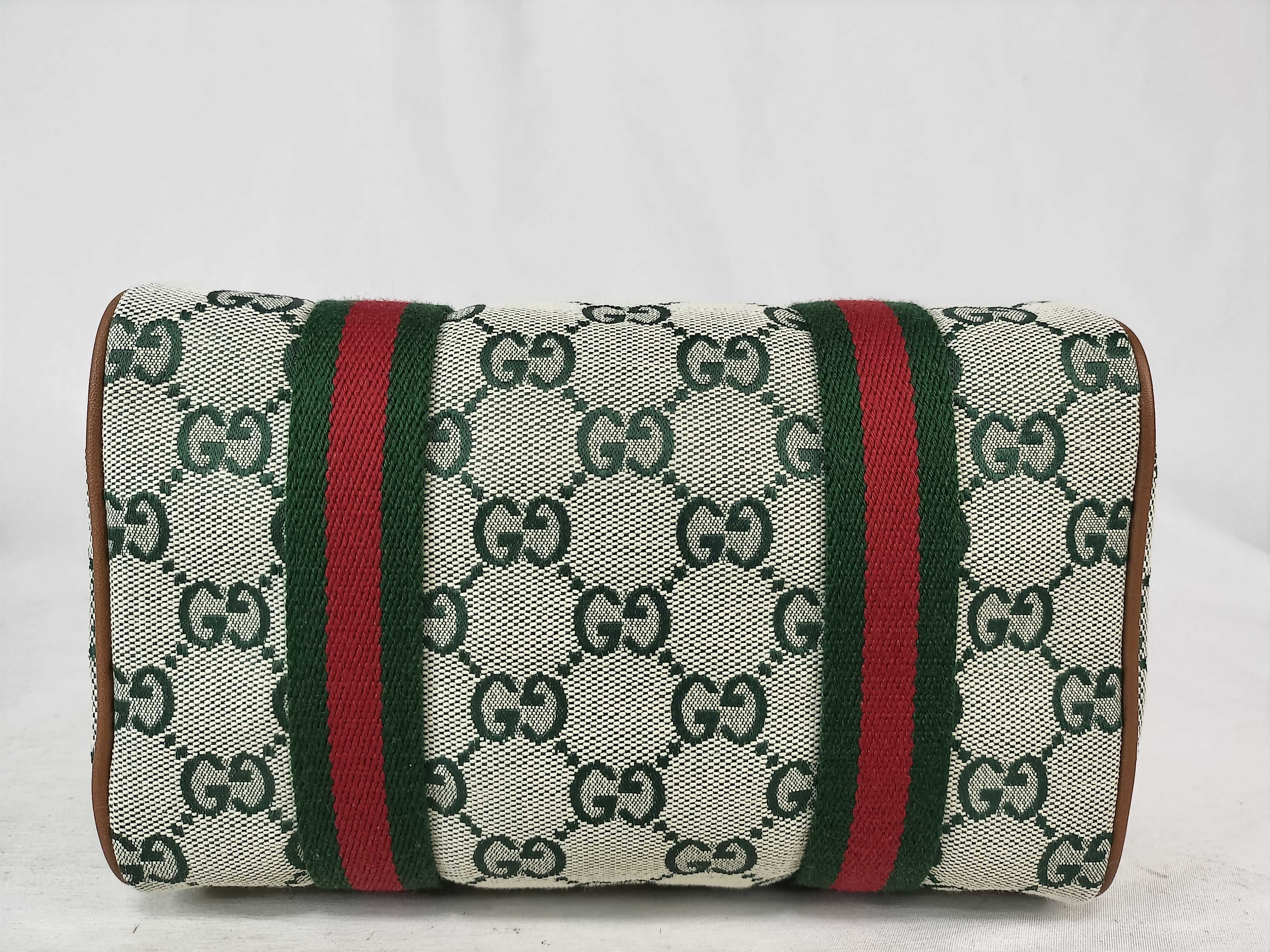 GG Unused 2-way Boston GG Canvas Handbag — view 8