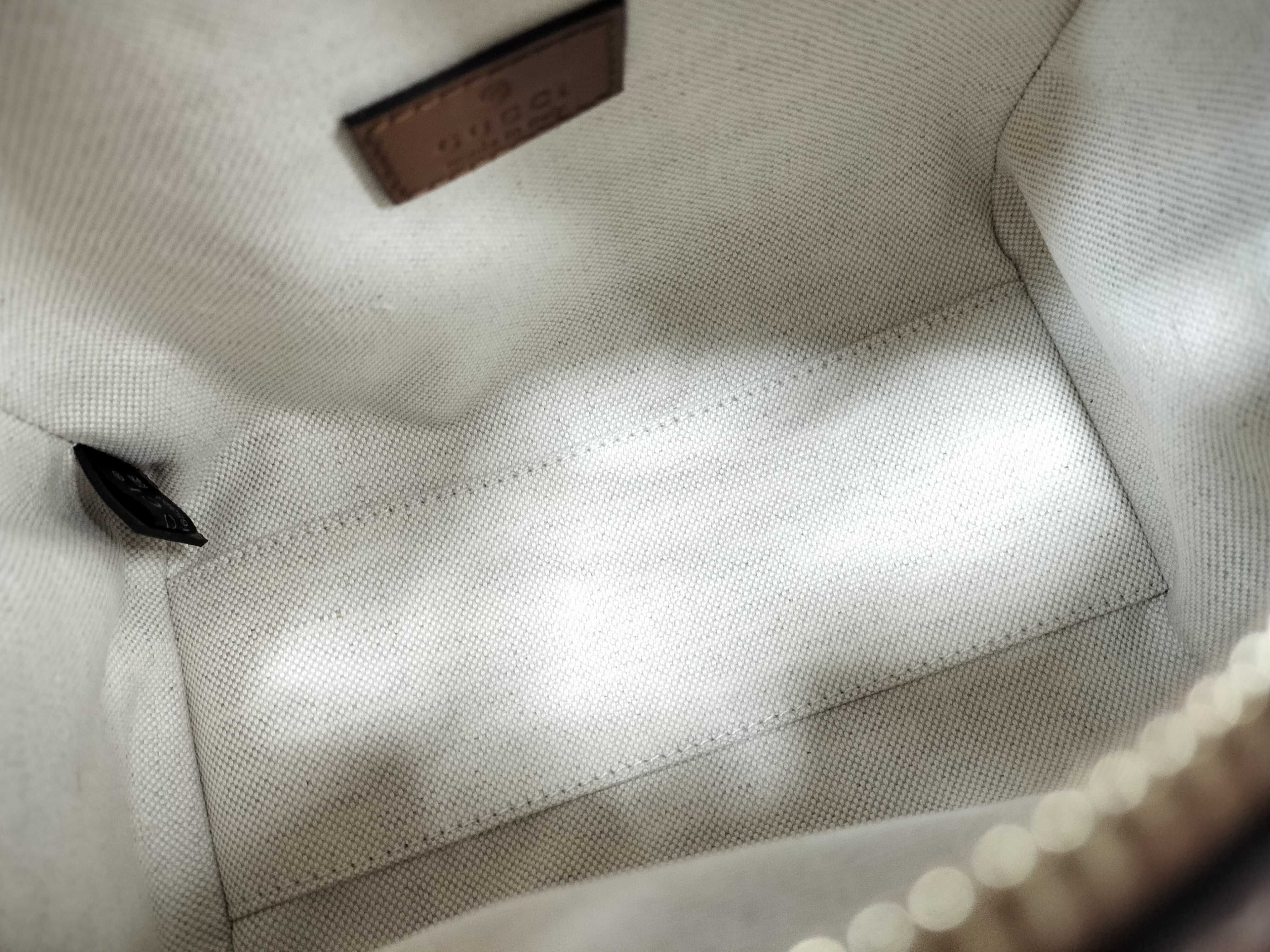 GG Unused 2-way Boston GG Canvas Handbag — view 10