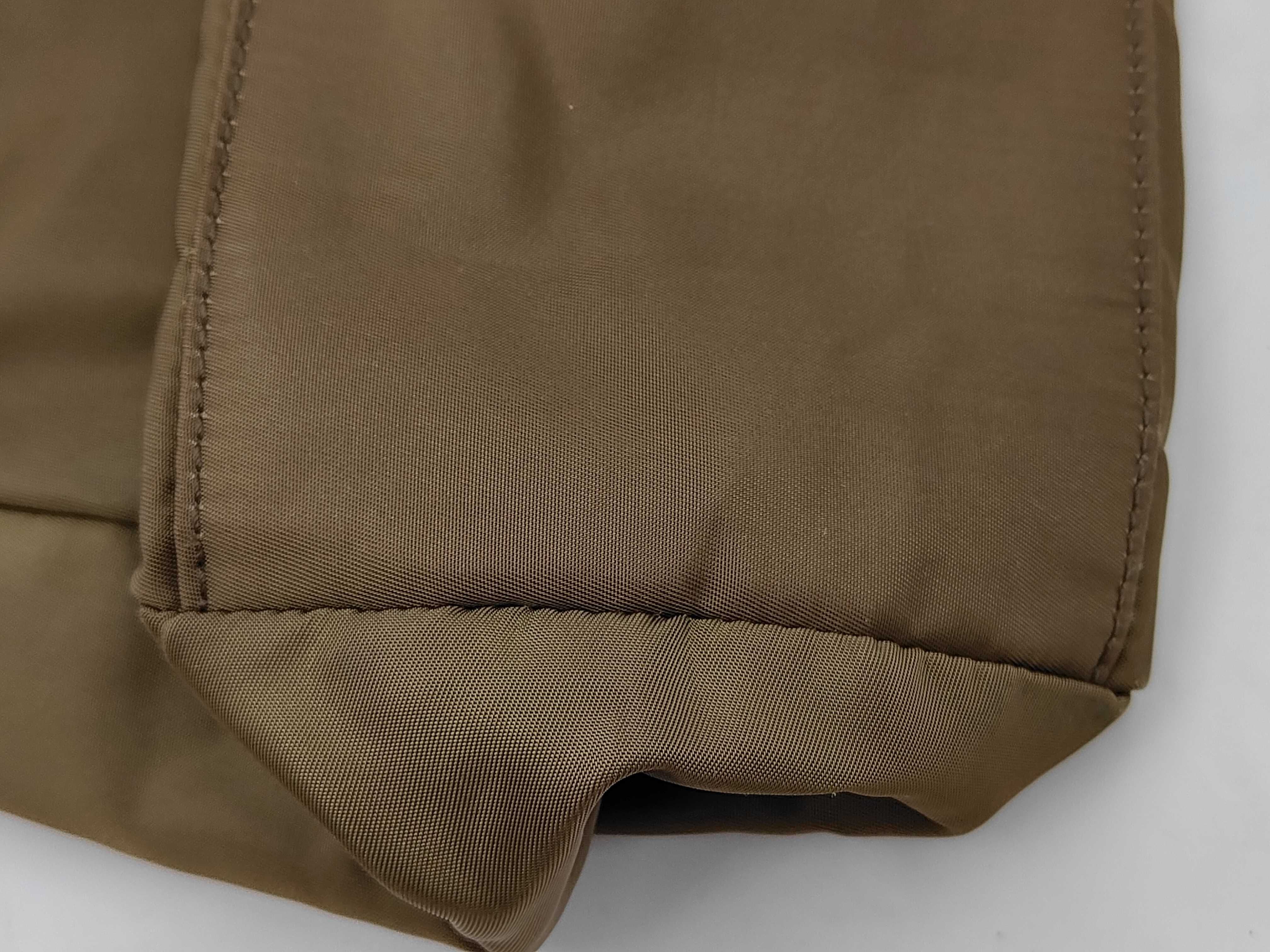 Nylon Handbag, Brown — view 11