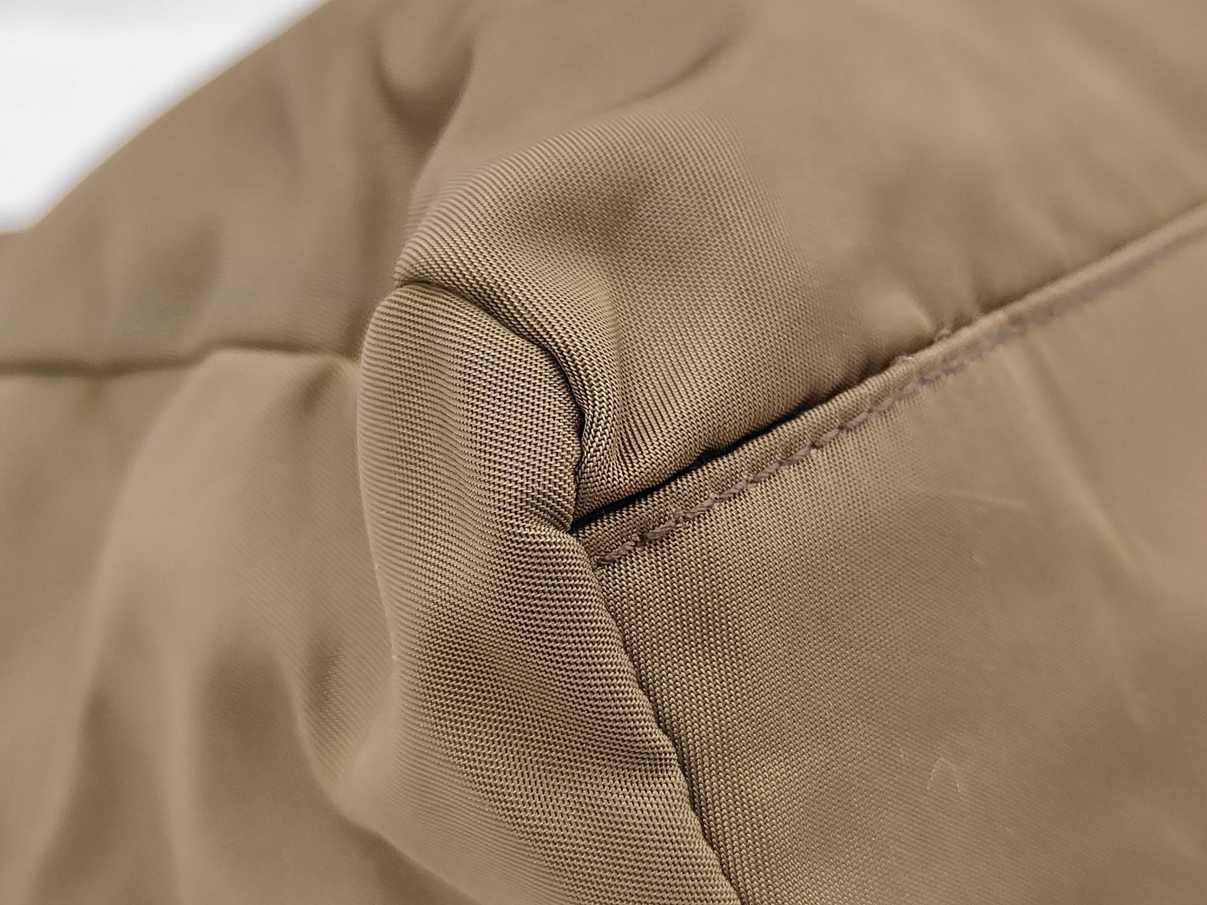 Nylon Handbag, Brown — view 6