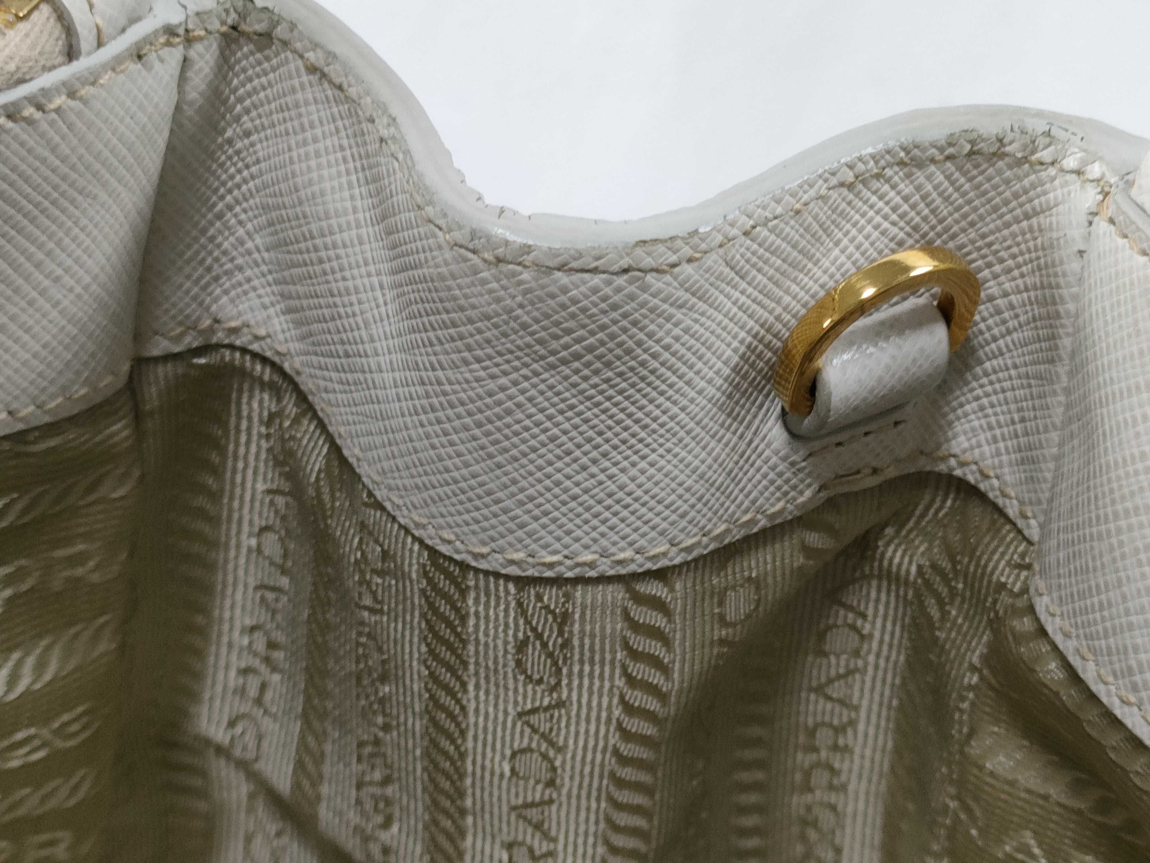 Galleria/2WAY/White/Saffiano Handbag — view 11