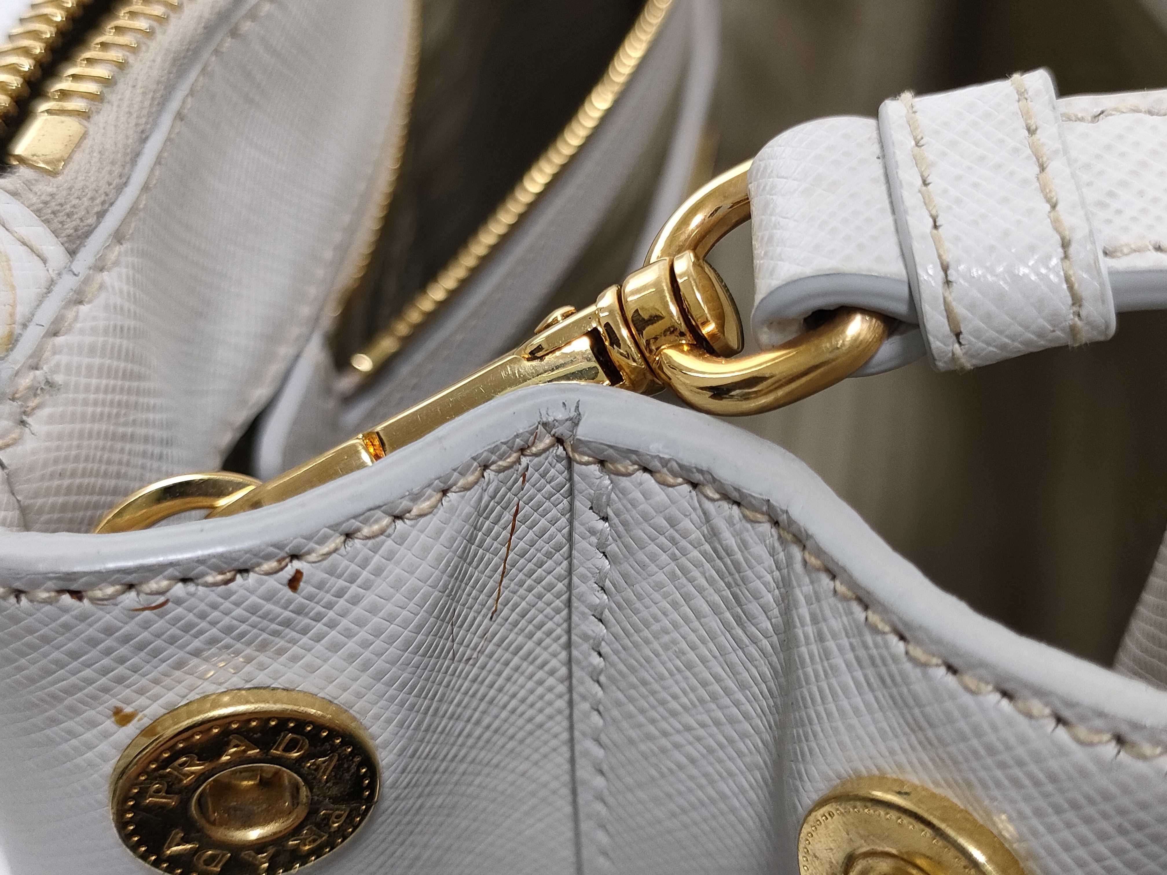 Galleria/2WAY/White/Saffiano Handbag — view 15