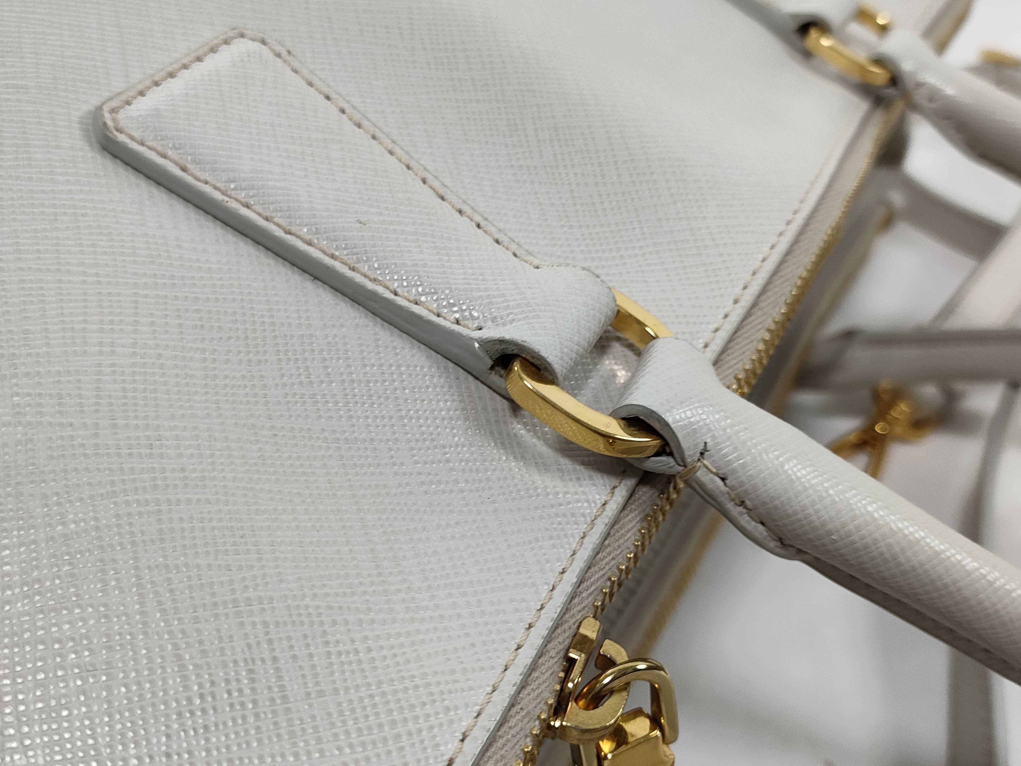 Galleria/2WAY/White/Saffiano Handbag — view 6