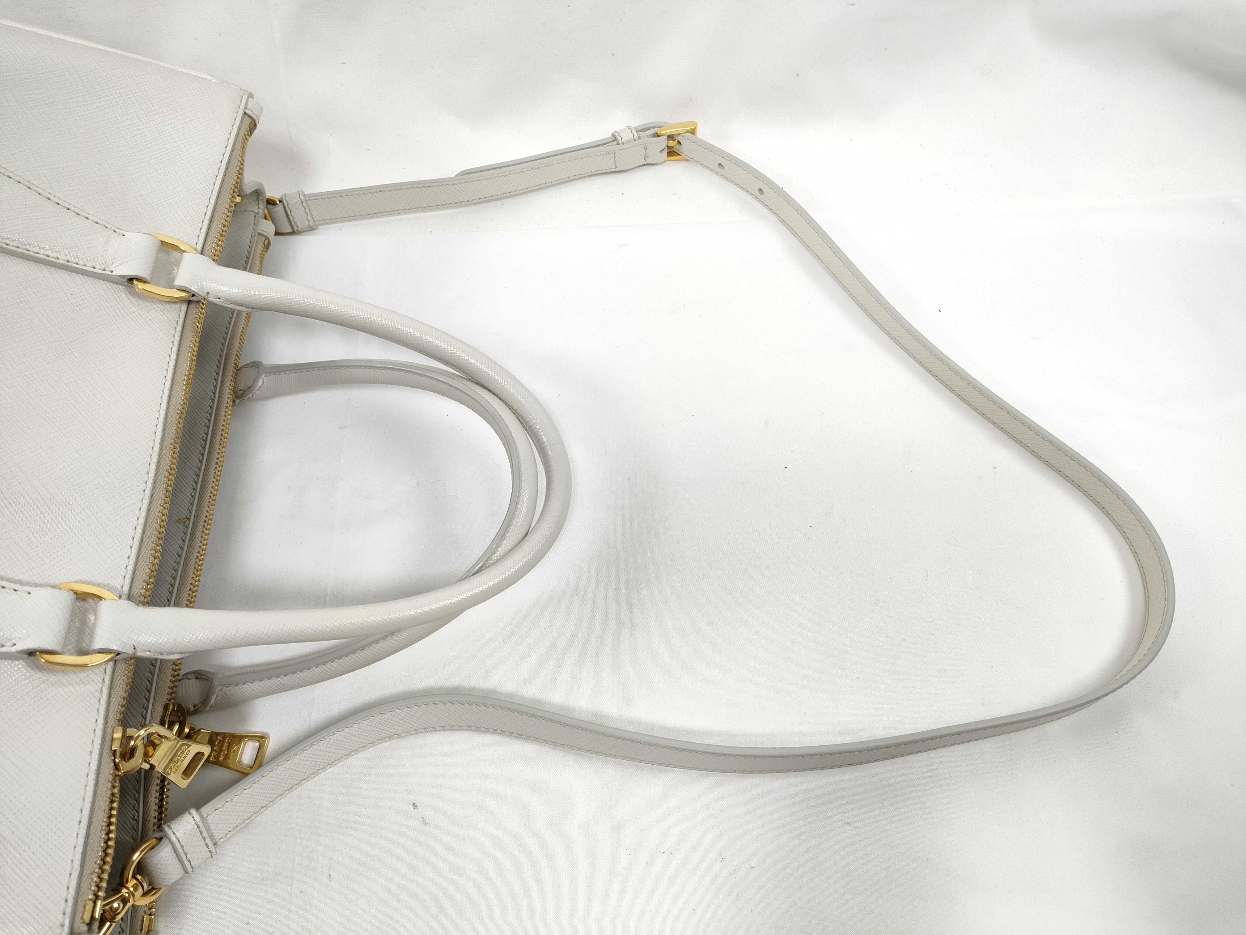 Galleria/2WAY/White/Saffiano Handbag — view 7