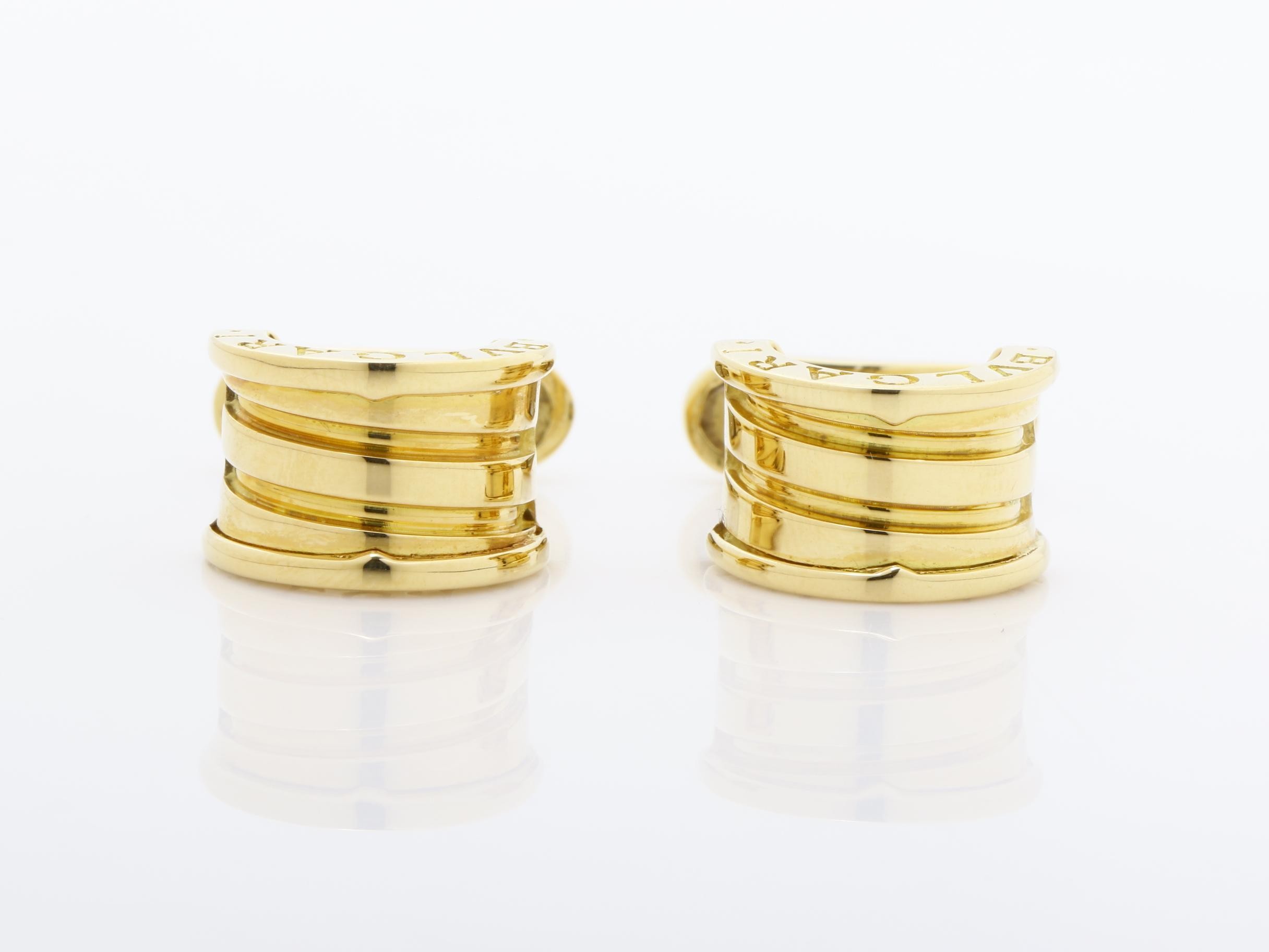 B.zero1 (precious metal) cufflinks, 750YG, 13g