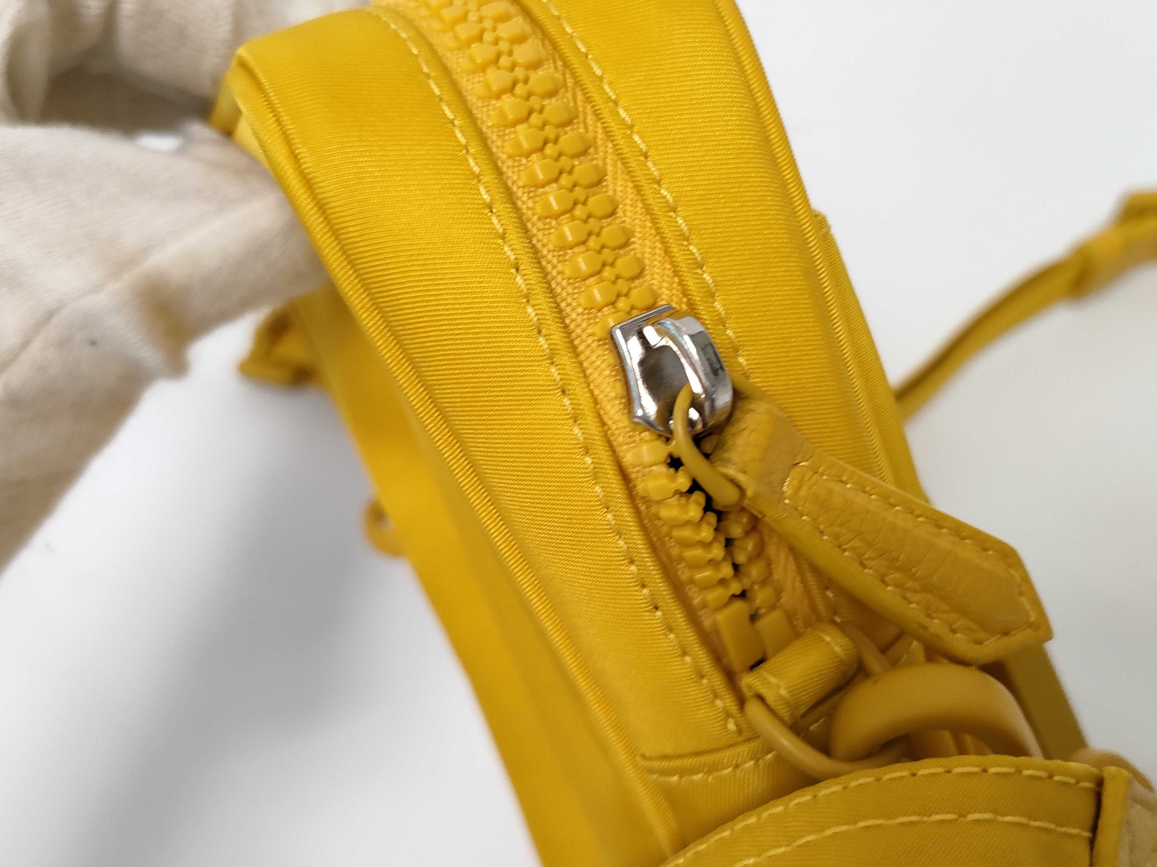 Baguette Phone Pouch, Nylon, Yellow Pouch — view 7