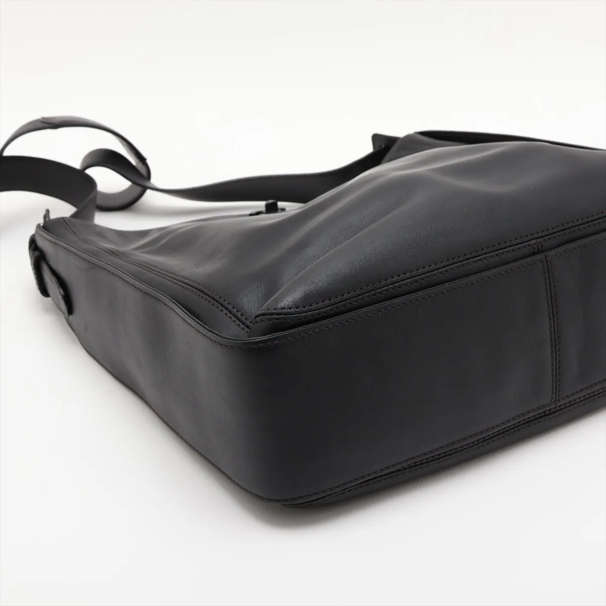 Coco Mark Lambskin Shoulder Bag, Black with Black Hardware, Item No. 5788990 (Serial Number 5) — view 4