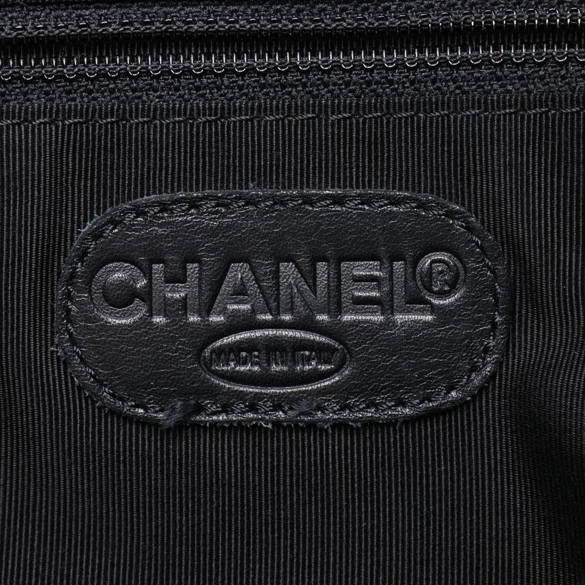 Coco Mark Lambskin Shoulder Bag, Black with Black Hardware, Item No. 5788990 (Serial Number 5) — view 9