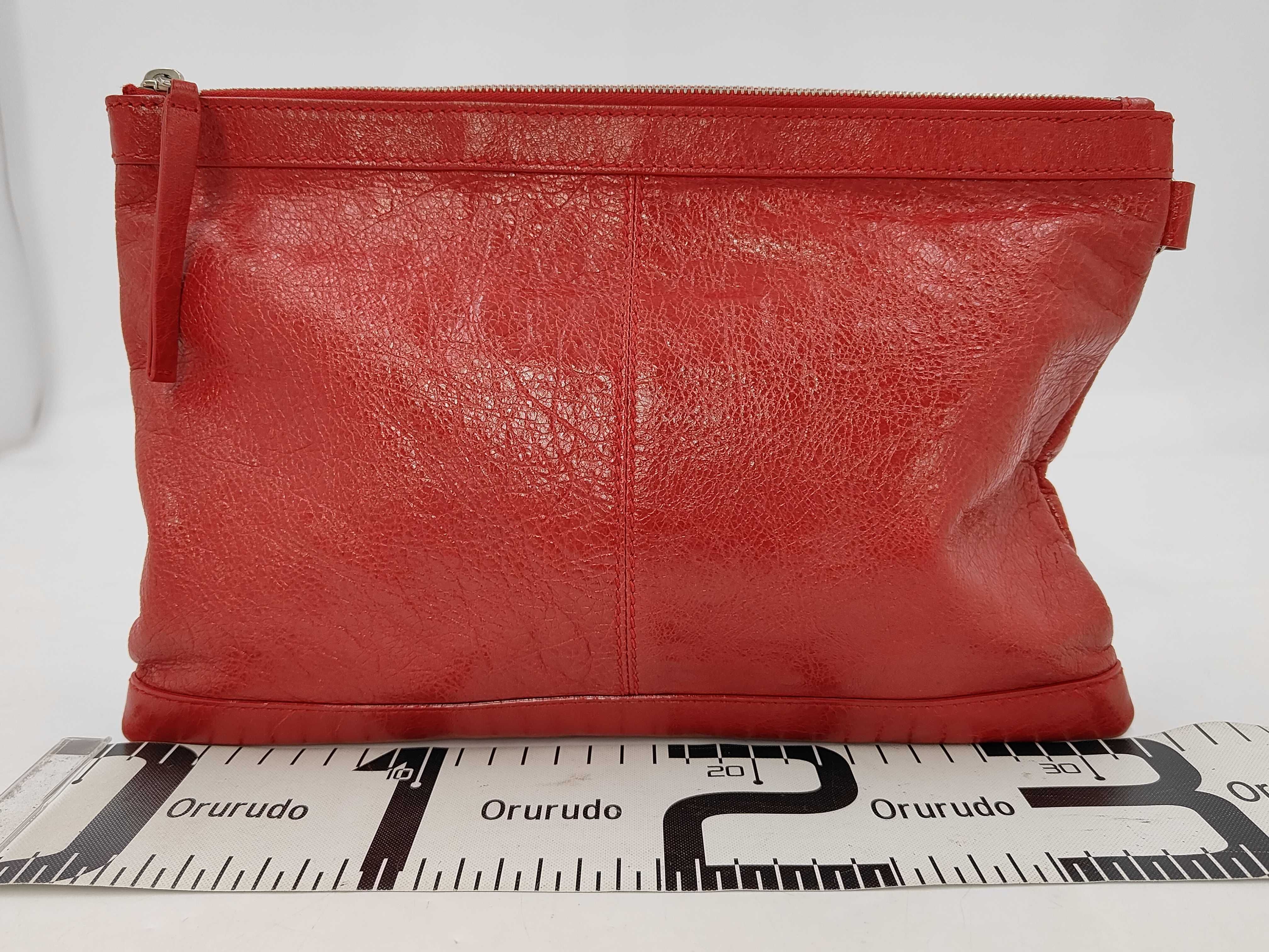 Classic Motorcycle Clip Clutch Bag Red 273022 Clutch Bag — view 2