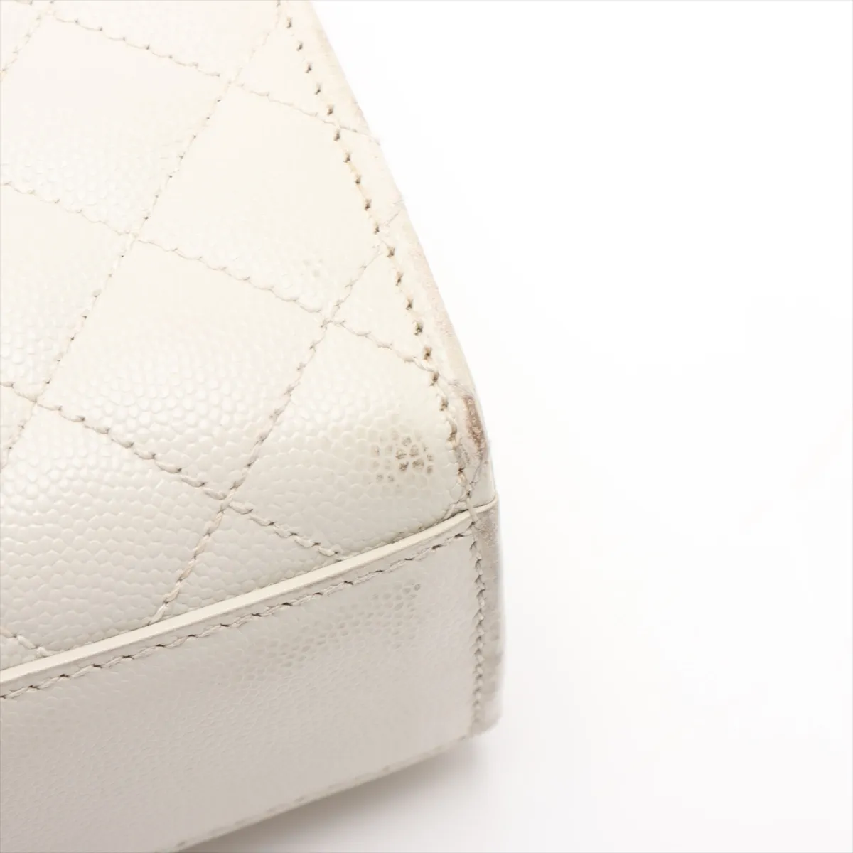 Envelope Leather Chain Shoulder Bag, Beige, 487198 — view 14