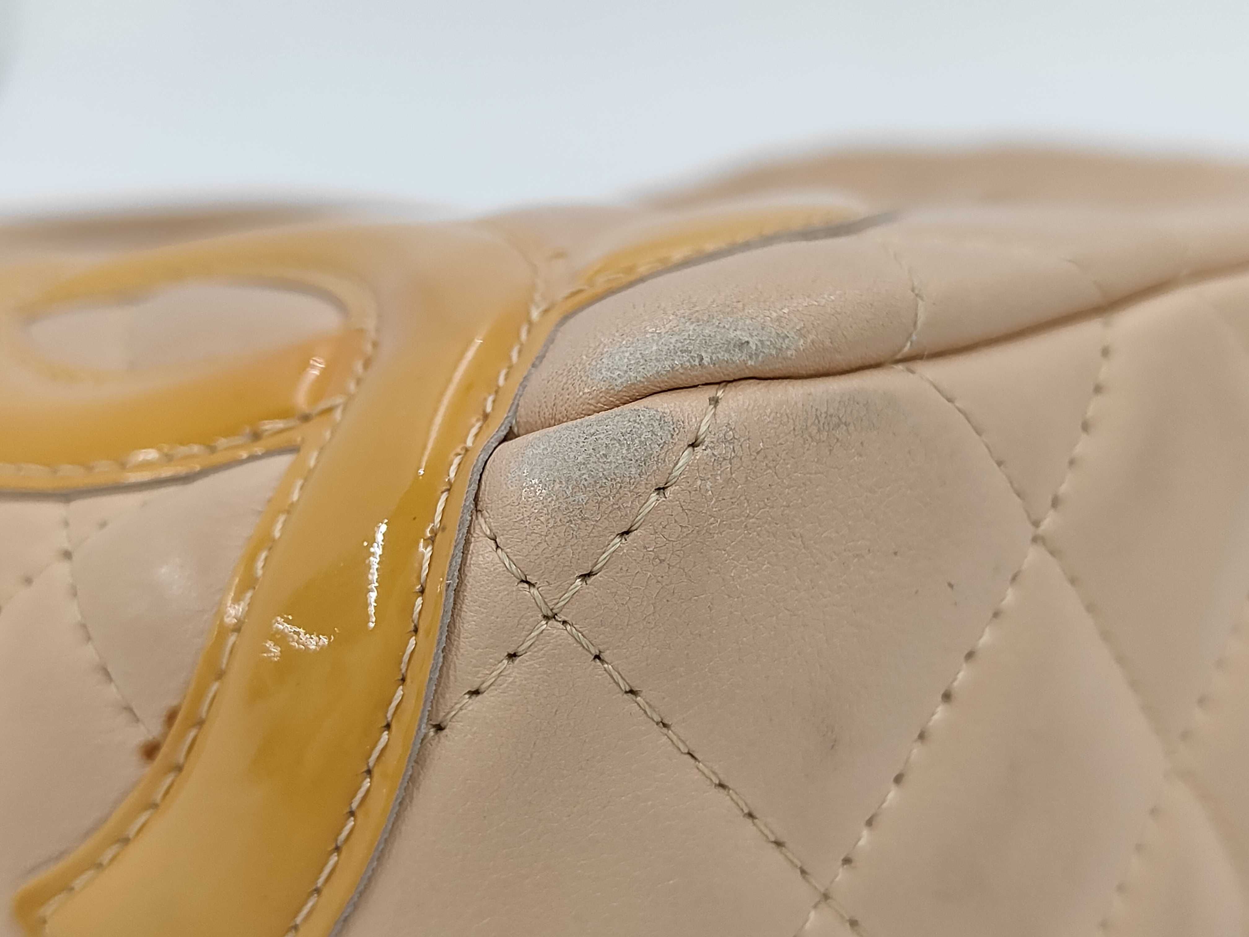 Cambon Shoulder Bag, Lambskin, Beige — view 7