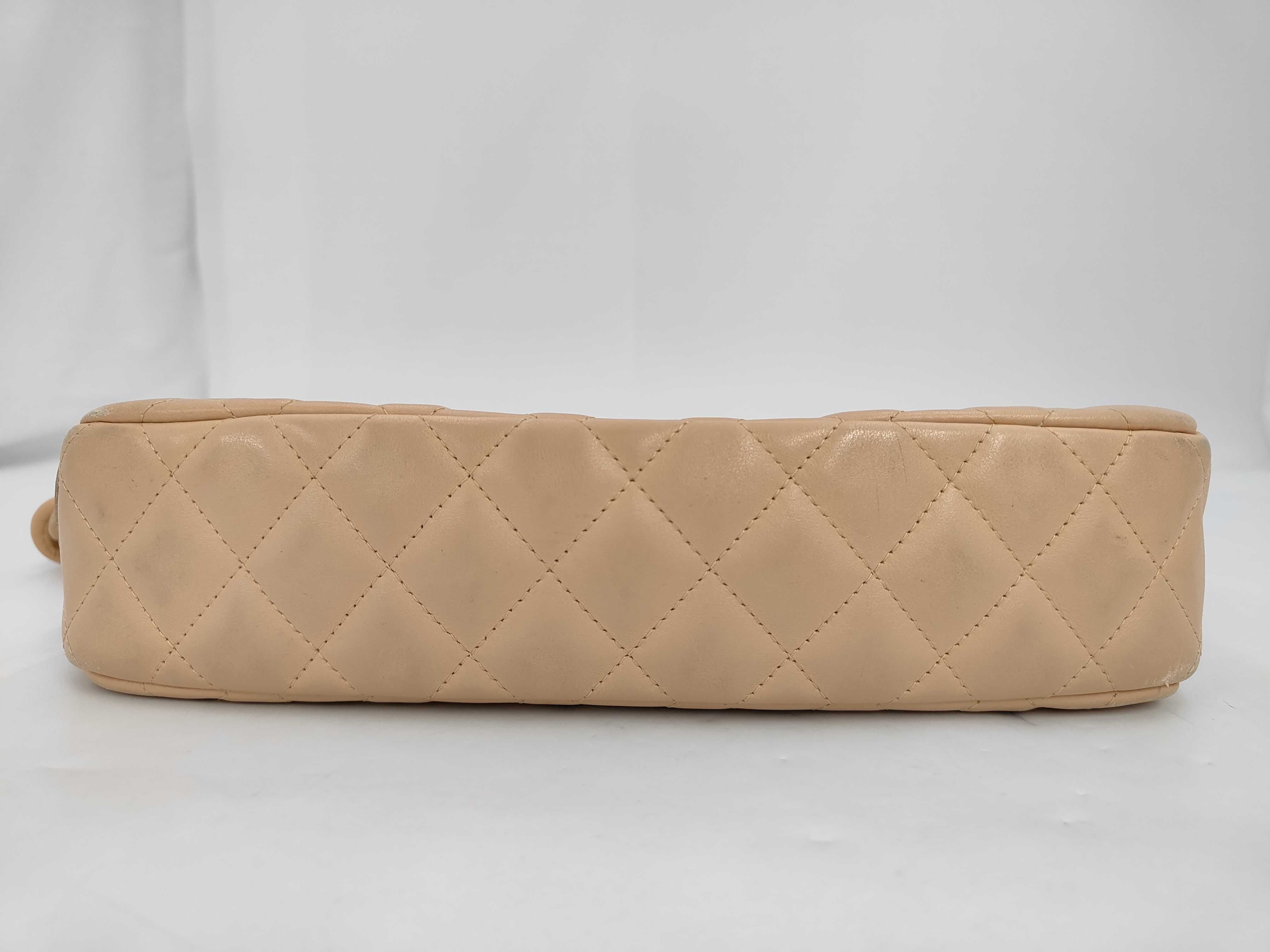 Cambon Shoulder Bag, Lambskin, Beige — view 8