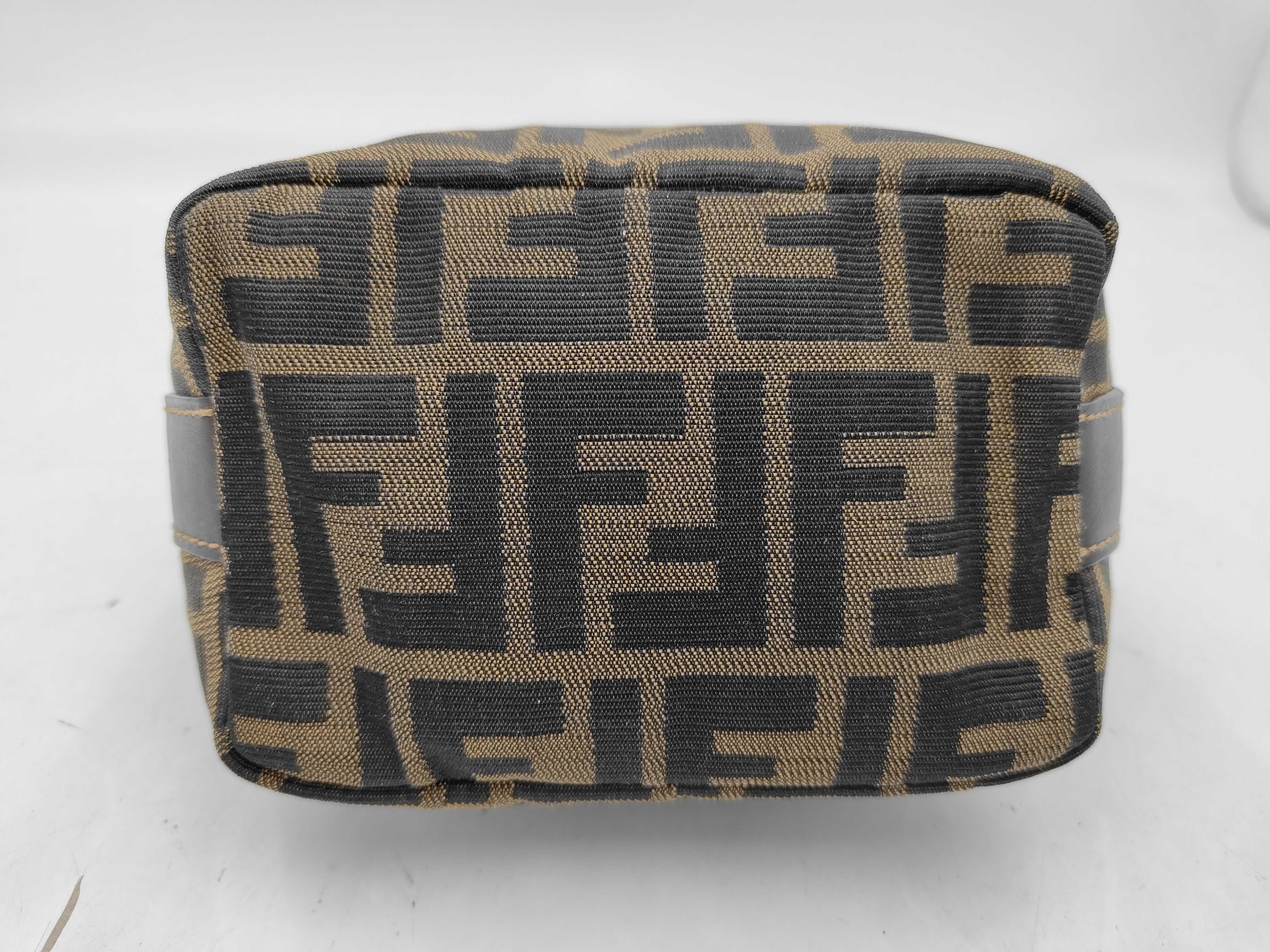 Zucca pattern Fendi Zucca Mini Vanity Handbag Vanity Bag — view 7